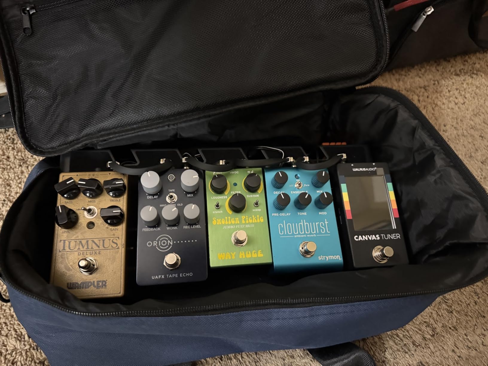 Donner DB-S300 Guitar Pedal Board, Extra Large, Power Supply, Backpack customer photo 1
