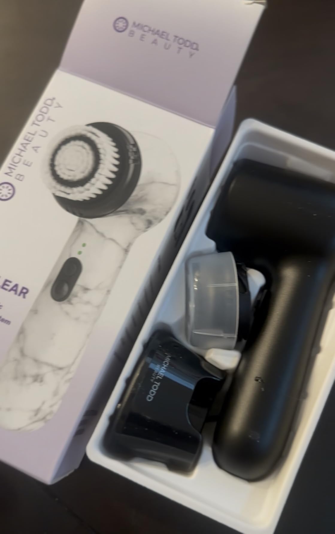 Michael Todd Beauty Soniclear Face Brush 2026 Allure Readers Choice Winner | Sonic Facial Cleansing (no rotating), Exfoliation Brush for Men/Women, Antimicrobial Protected, 4 speeds, Serum Infusion Head customer photo 1