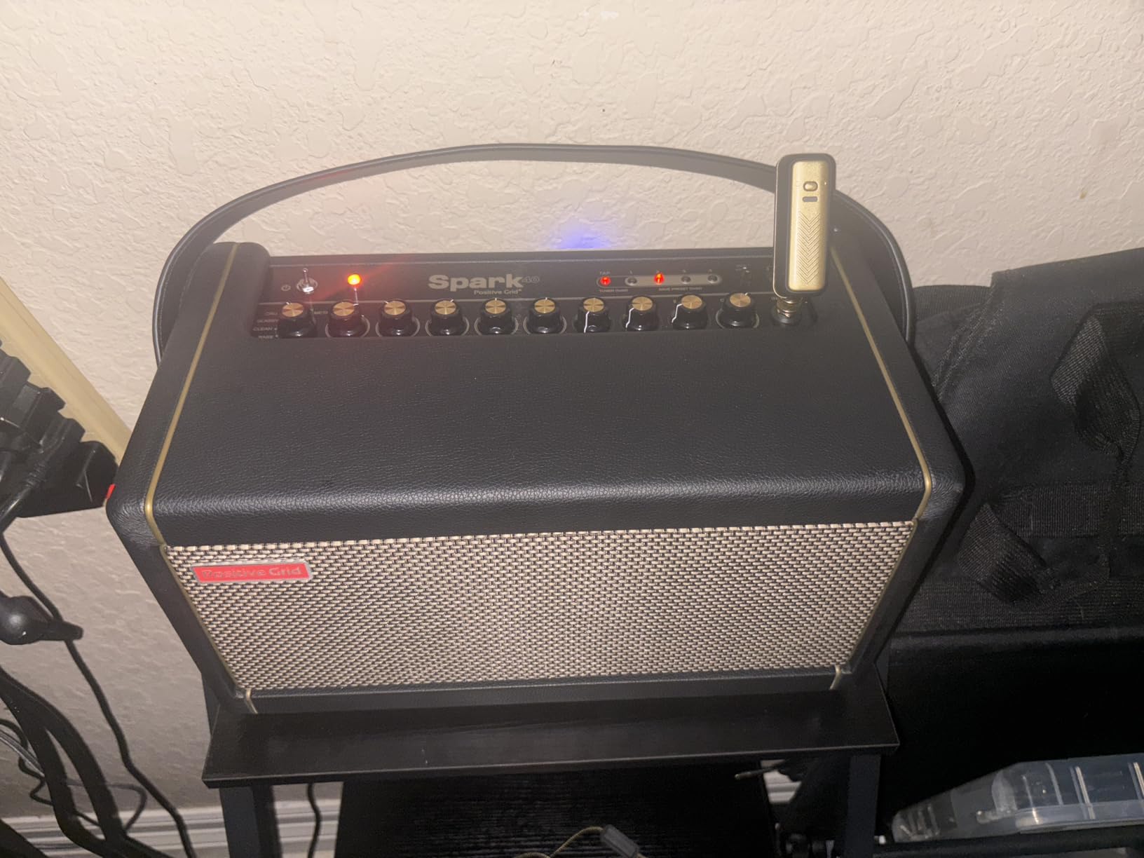 Positive Grid Spark 40-Watt Combo Practice Guitar Amplifier Electric Bass and Acoustic Guitar Amp with Spark Mobile App | 100k+ tones, Spark AI, Smart Jam, tuner & USB recording. For electric, acoustic & bass guitars. customer photo 2