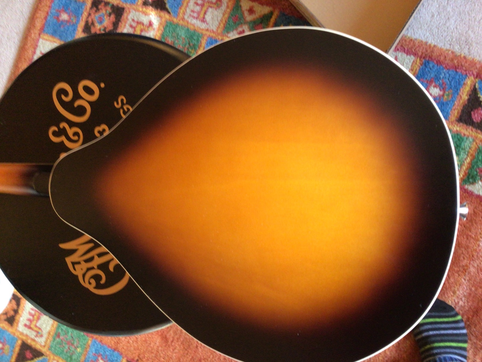 Mandolin Instrument, Janerock A style Acoustic Mandolin Classic Sunburst with Gig bag, Strings, Strap, Picks customer photo 1