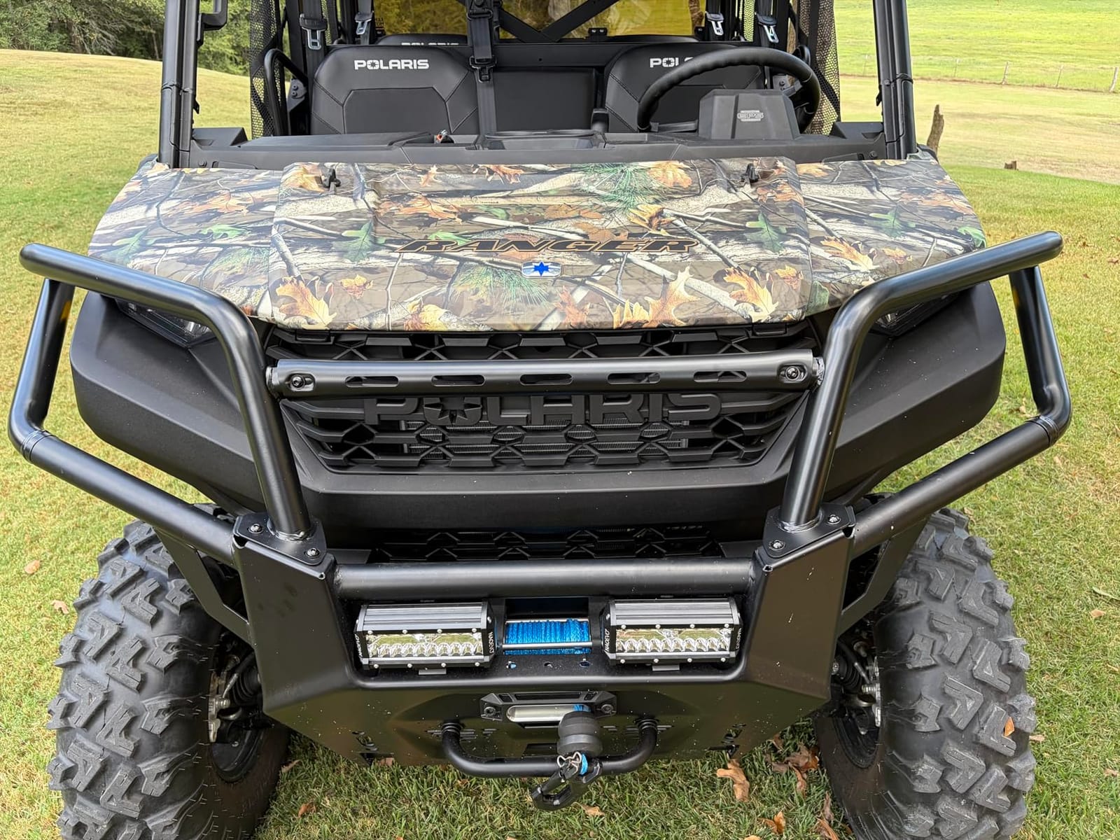 SAUTVS Front Bumper for Polaris Ranger 1000/XP/Crew 2018-2024 customer photo 2