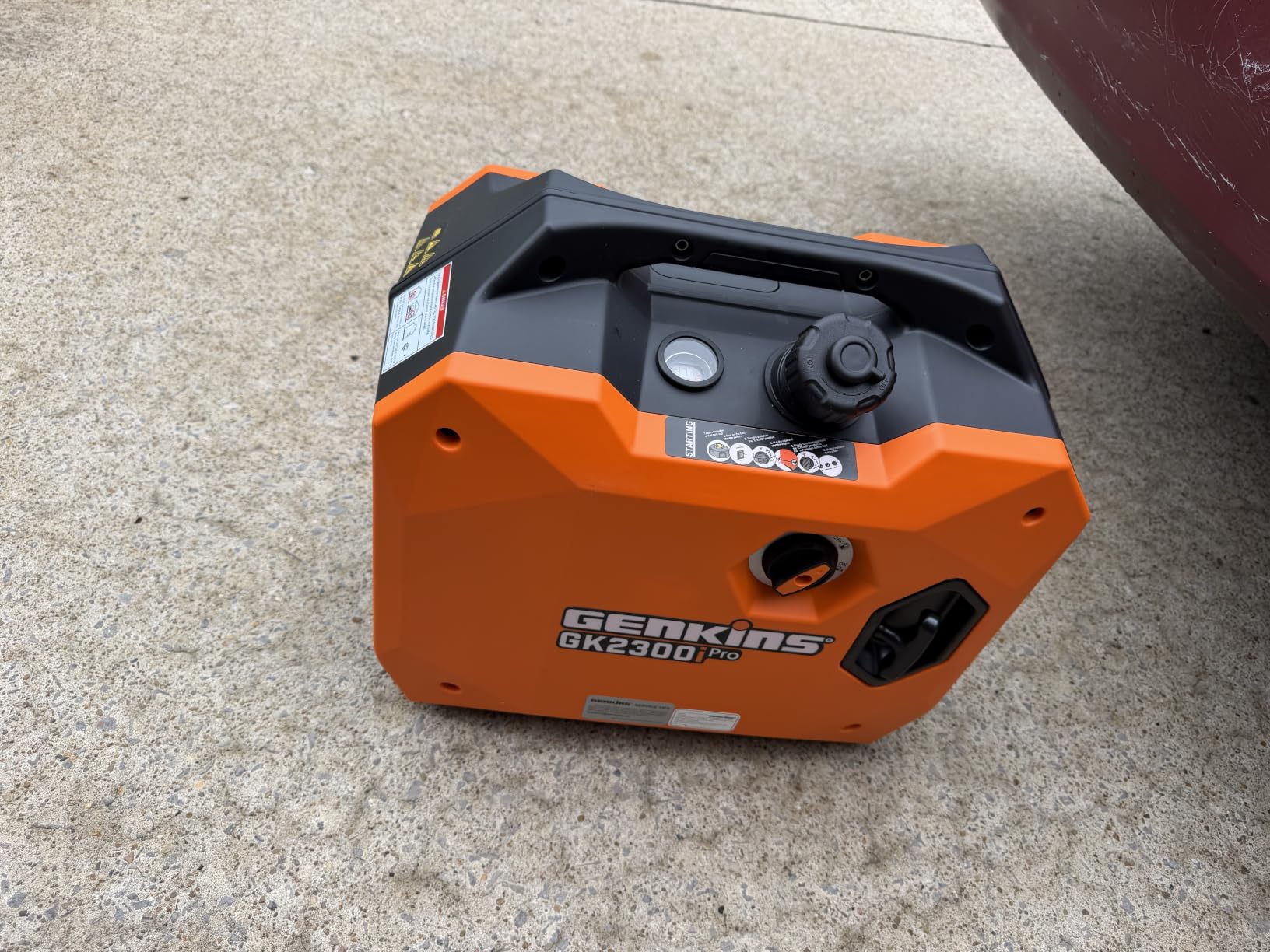 GENKINS 2300 Watt Portable Inverter Generator Gas Powered Ultra Quiet for RV Ready Outdoor Camping Home Backup customer photo 1