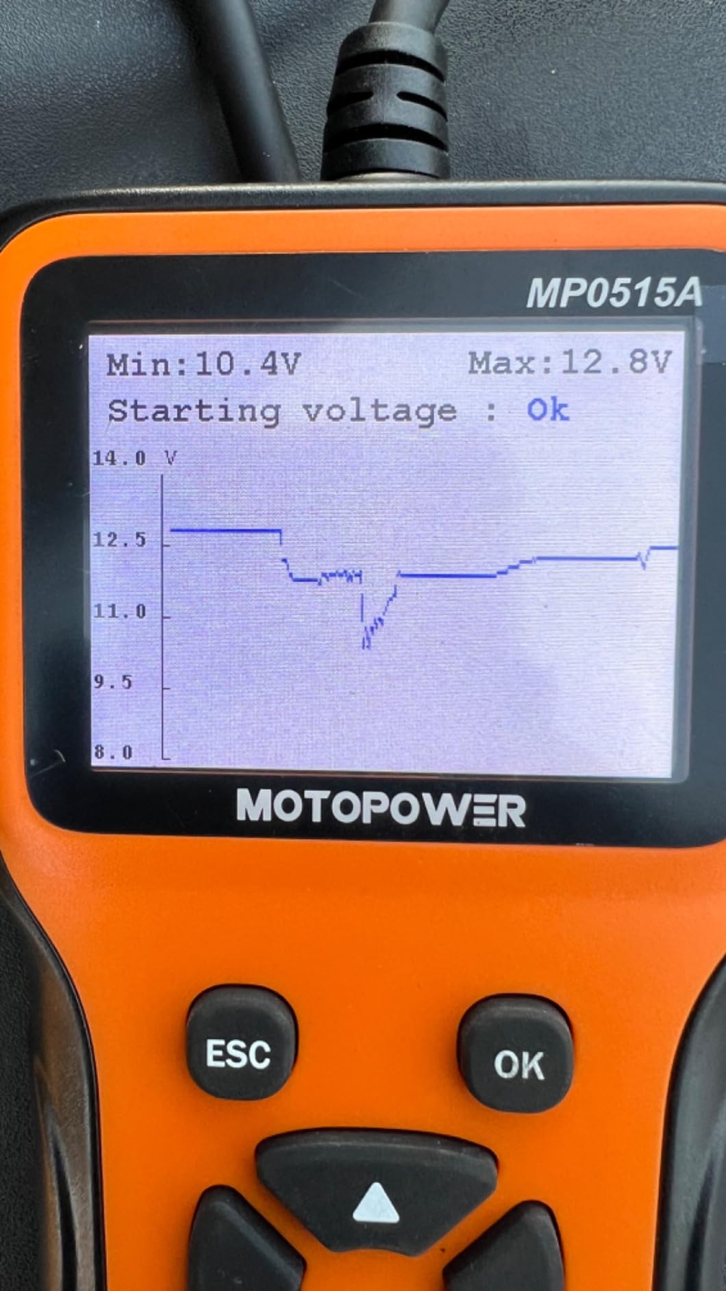 MOTOPOWER MP0515A 12V Car Battery Tester Automotive 100-2000 CCA Battery Load Tester Auto Cranking and Charging System Tester customer photo 1