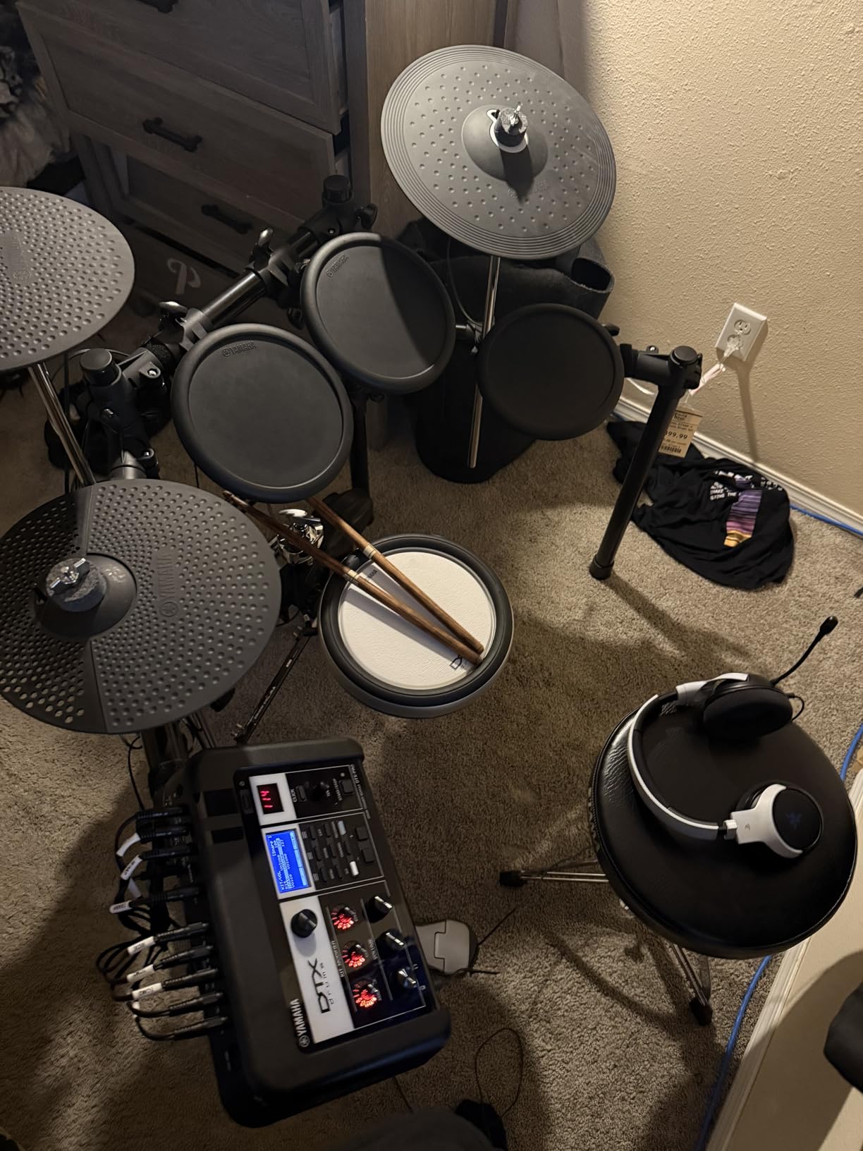 Yamaha DTX6K-X Electronic Drum Set with DTX-PRO Module, 70 Premium Customizable Kits, Kit Modifier Controls, USB Audio/MIDI, Silent Silicone Heads, DTX Touch Sound Editor Smart App | 70 Premium Customizable Kits, Kit Modifier Controls, USB Audio/MIDI, Silent Silicone Heads, DTX Touch Sound Editor Smart App customer photo 1