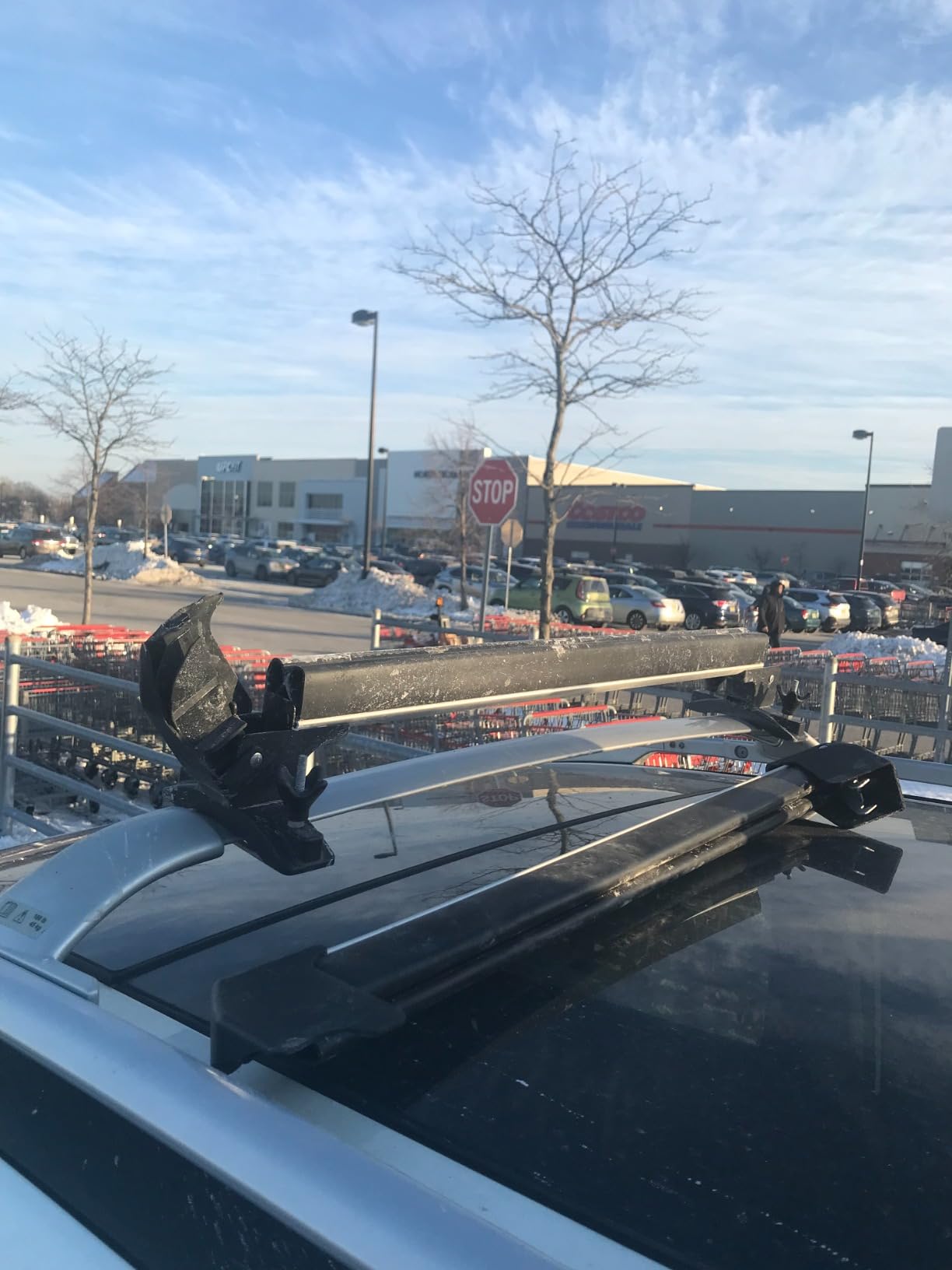 Leader Accessories Ski & Snowboard Roof Rack, Fits 6 Skis or 4 Snowboards | 2 PCS Universal Top Holder Carriers Crossbar Fit, Lockable, Anti-Theft Lock, Rustproof Aluminum & Anti-Scratch Rubber Padding customer photo 1
