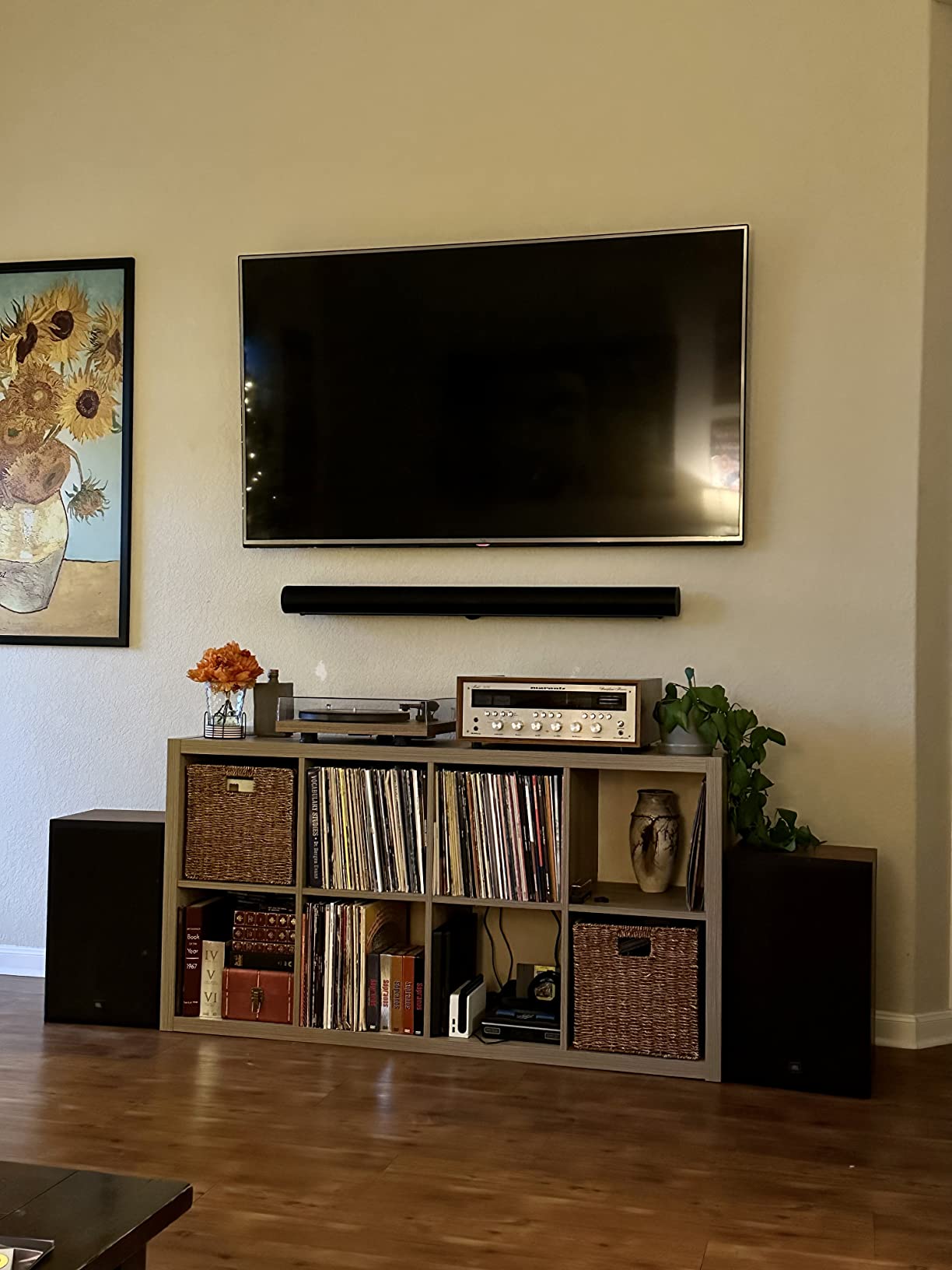 SANUS Ultimate in-Wall Cable Management Kit for Mounted TV & Soundbar - Includes Soundbar & TV Wire Management - Conceals Power, HDMI, Optical, and Low-Voltage Wires Behind Wall Model: WSIWPSB1 customer photo 2