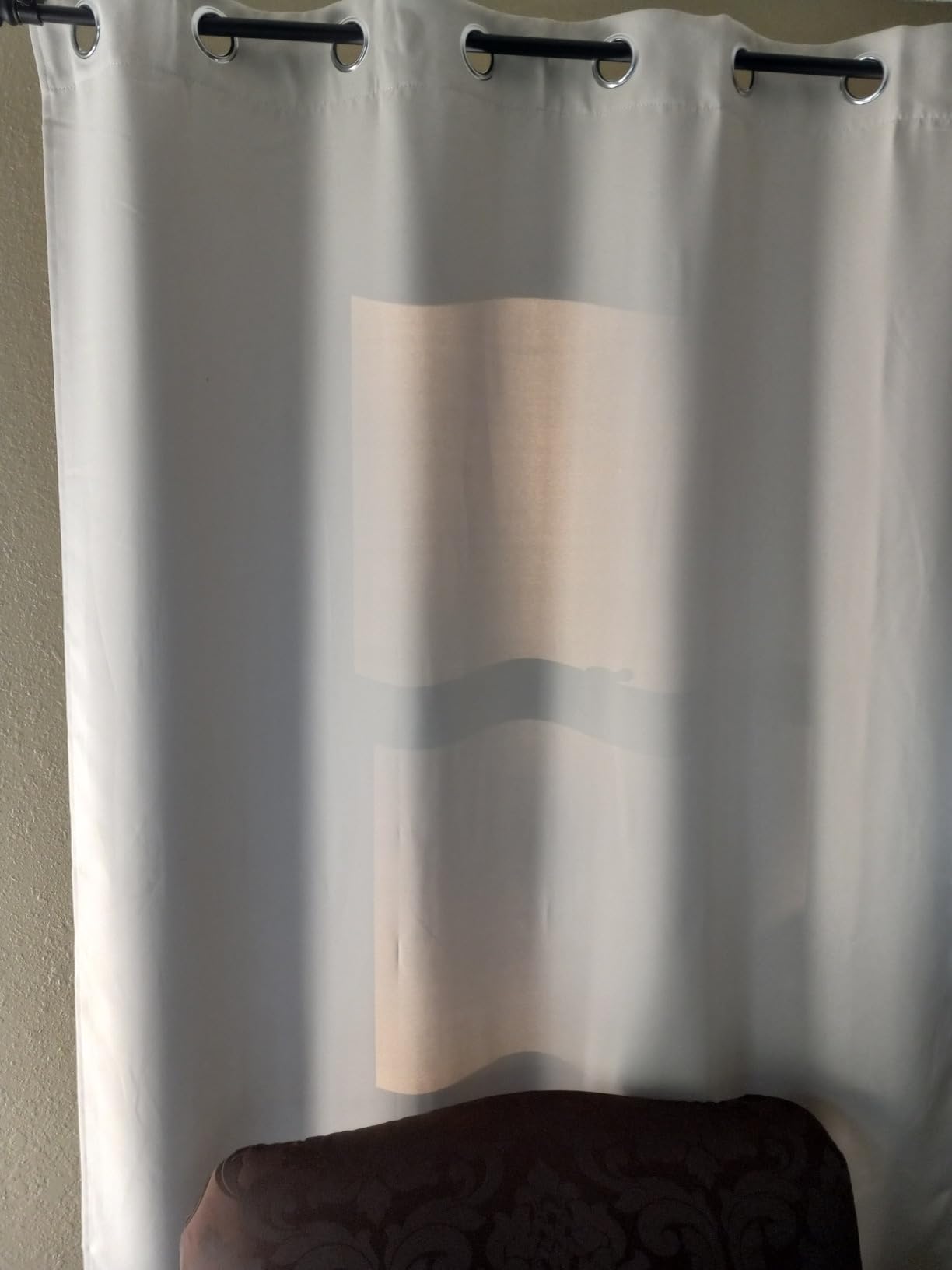 CUCRAF Black Blackout Curtains & Drapes Grommet Soundproof Curtains for Living Room/Bedroom 63 inch Long, Set of 2 Panels (52 x 63 Inch, Black) customer photo 1