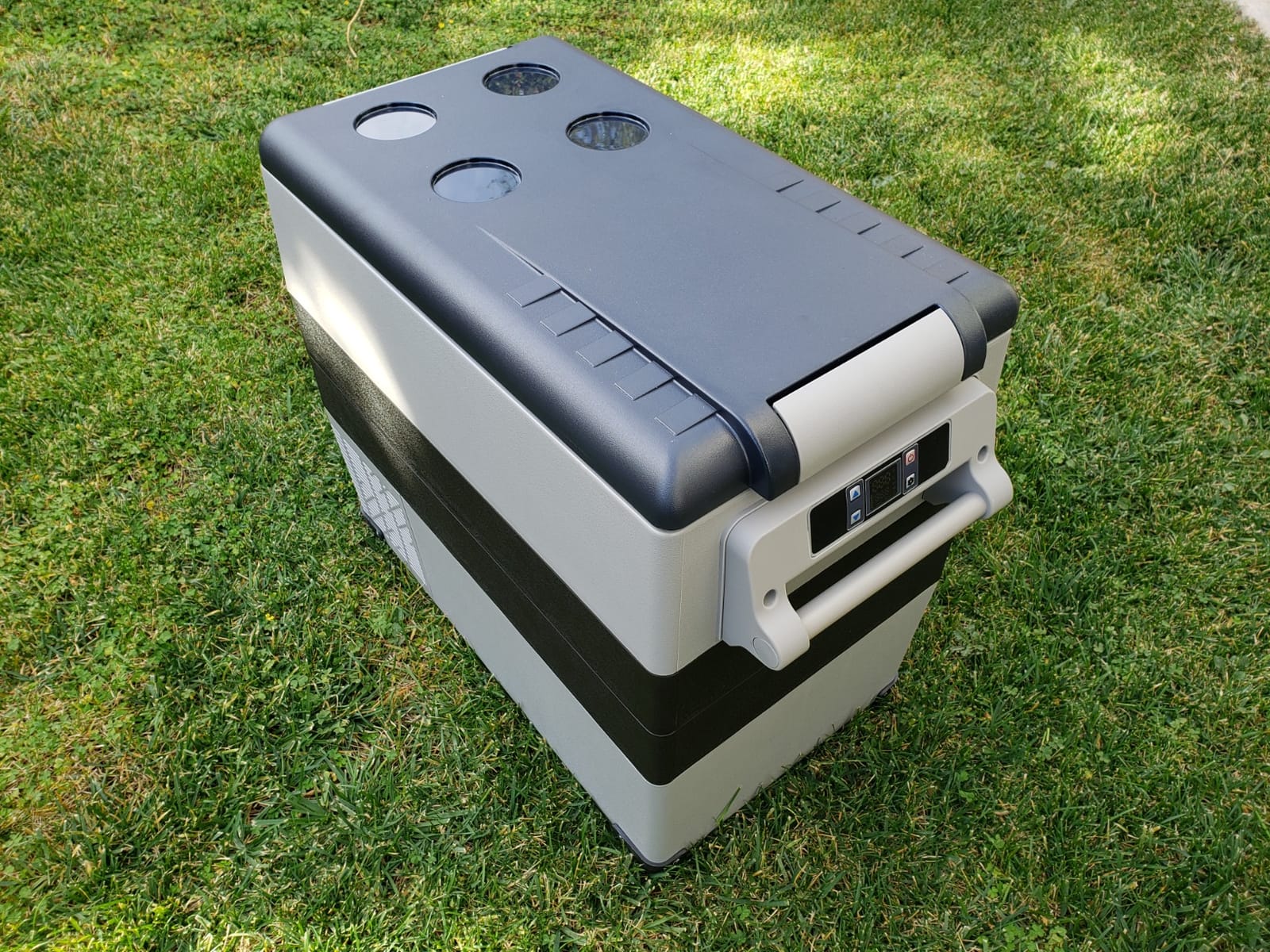 EUHOMY 59QT 12 Volt Refrigerator, -4℃~68℃ Portable Fridge for Car | No Ice Needed, 12V&100-240V, Compressor Cooling, ECO/MAX Modes, 3-Level Battery Protection, Truck/Travel/Home Use,Low Noise customer photo 1