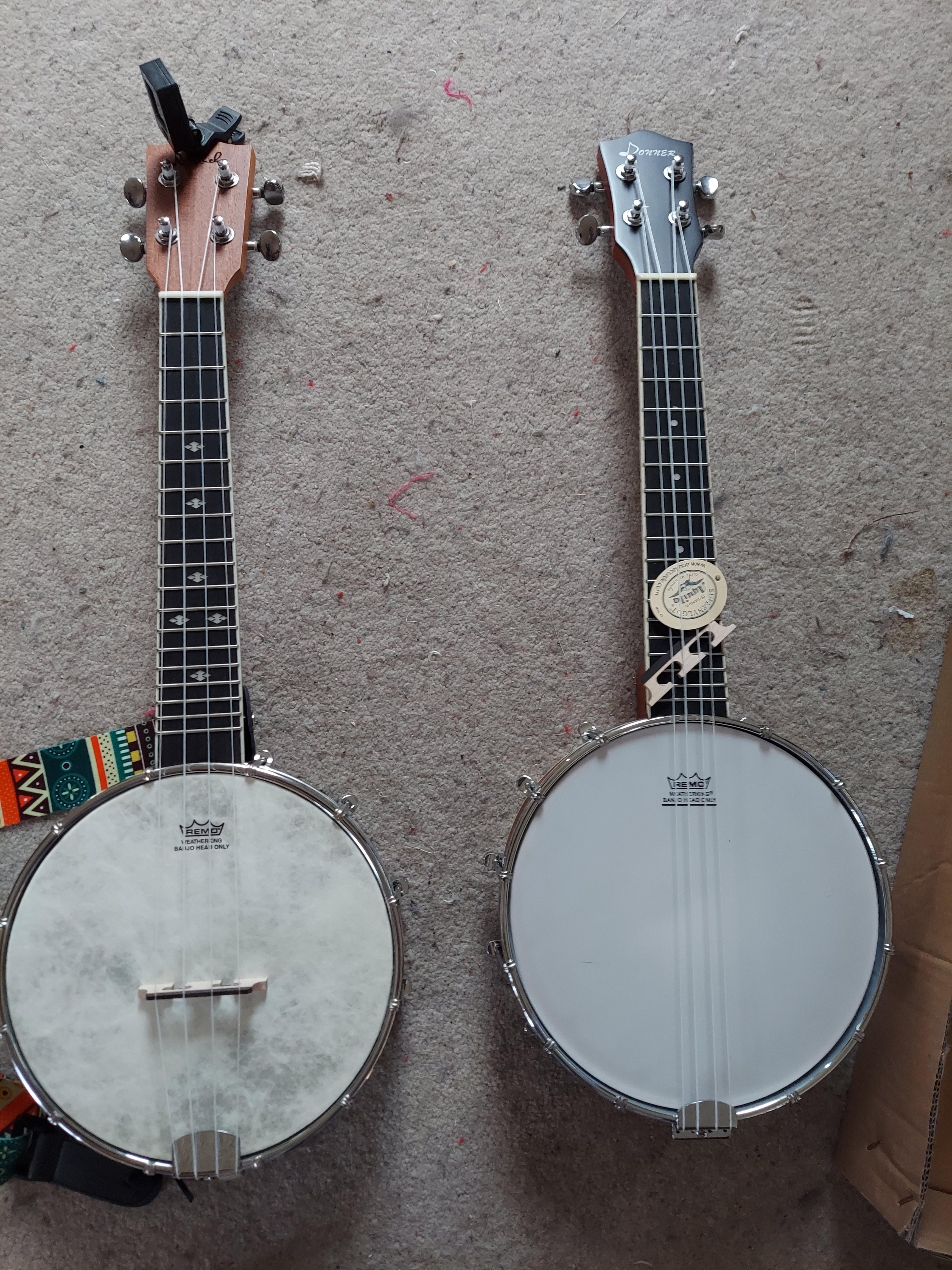 Donner Banjolele 4 String Banjo Ukulele kit customer photo 2