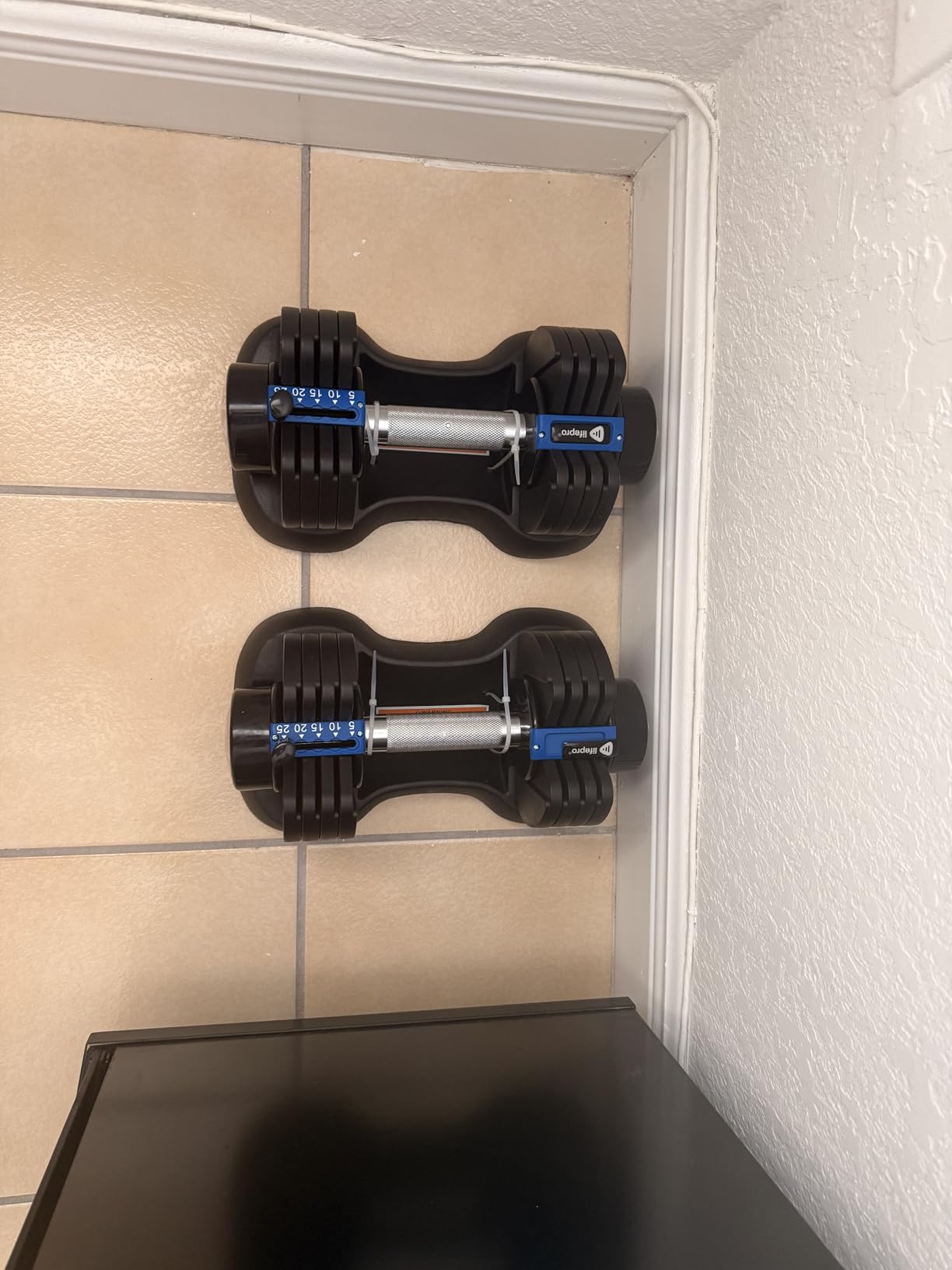 Lifepro Adjustable Dumbbells & Weights for Home Gym, Quick-Adjust | Choose from 2-55 lb adjustable weights in single, pair, or 3-in-1 options for customizable home strength training customer photo 2
