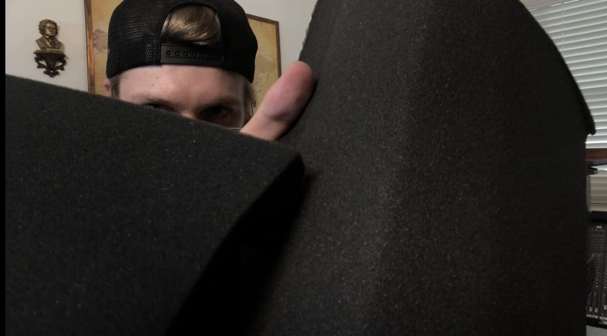 JBER 12 Pack Acoustic Foam Panels, Wedges Sound Proof Foam Panels for Walls customer photo 2
