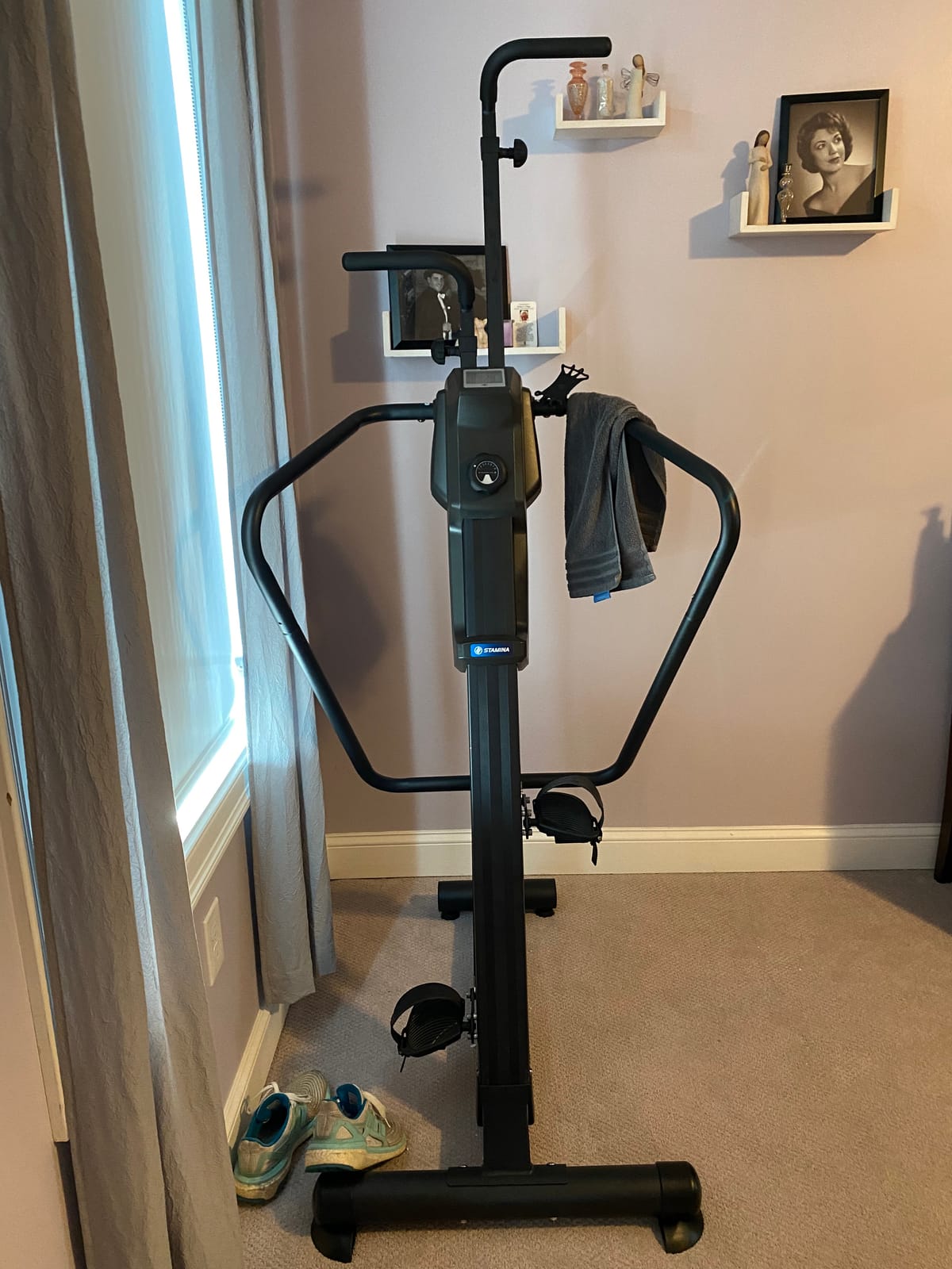 Stamina Cardio Climber - Fitness Cardio with Smart Workout App - Cardio Climber Stepping Machine for Home Workout - Up to 300 lbs Weight Capacity | LCD Monitor; Wheels for Easy Storage customer photo 2