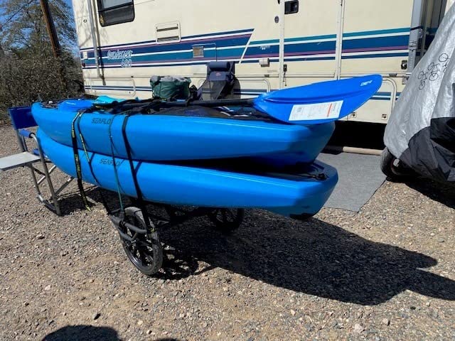 Suspenz All-Terrain Kayak Cart Dolly, Super Duty Canoe Cart with No-Flat Airless Wheels, 350 lb Capacity, Foldable Kayak Dolly, Model 22-9908 customer photo 2