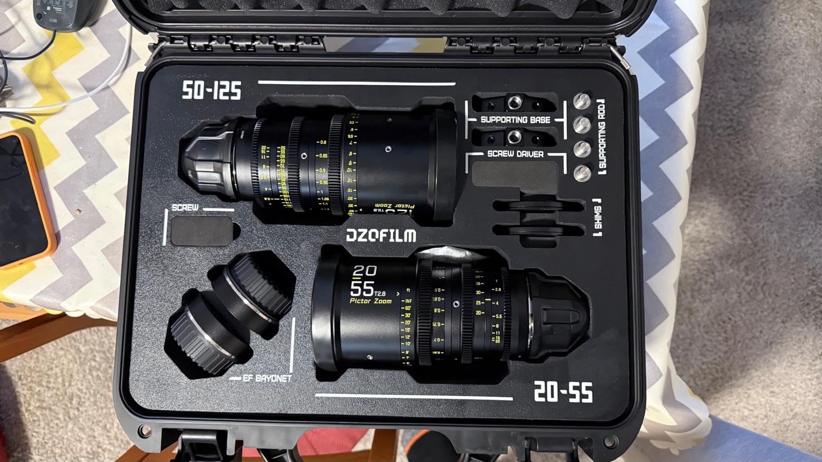 DZOFILM Pictor 20-55mm and 50-125mm T2.8 Super35 Parfocal Cine Lens Bundle for PL Mount and Canon EF, Black customer photo 1