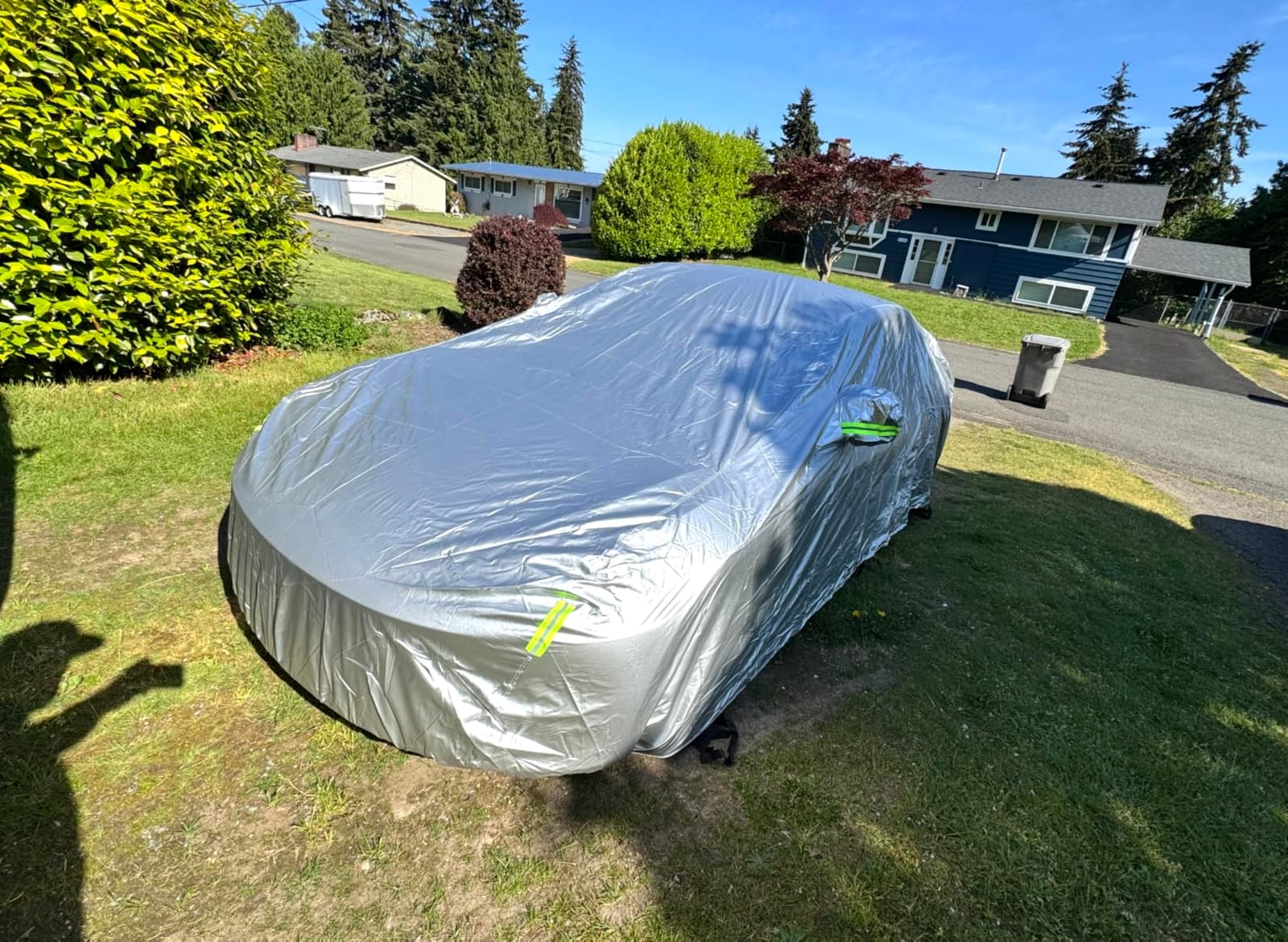Car Cover, SUV Waterproof Car Covers for Automobiles All Weather | All Season, UV Hail Protection, Snowproof Full Car Cover, Outdoor Full Cover, Universal Fit SUV Up to 190