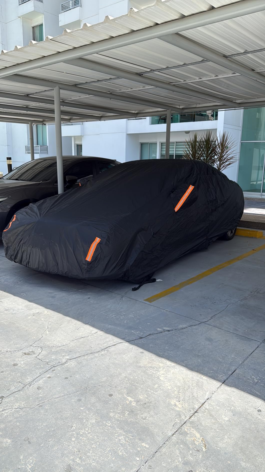 NEVERLAND Car Cover Waterproof All Weather for Sedan 183''L x 70''W x 59''H | Outdoor Heavy Duty Full Car Cover Protection Snow Anti-UV Windproof Fit for Automobiles BMW/Mercedes-Benz/Honda customer photo 1