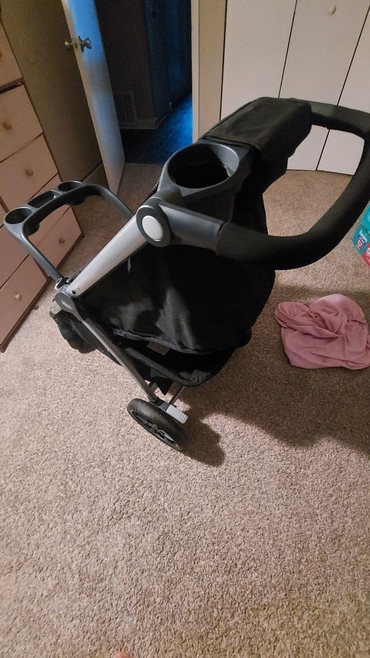 Chicco Bravo 3-in-1 Travel System, Quick-Fold Stroller with Car Seat | Camden/Black, KeyFit 30 car seat, 3 modes, UPF 50+ canopy, one-hand fold, all-wheel suspension, baby travel stroller customer photo 2