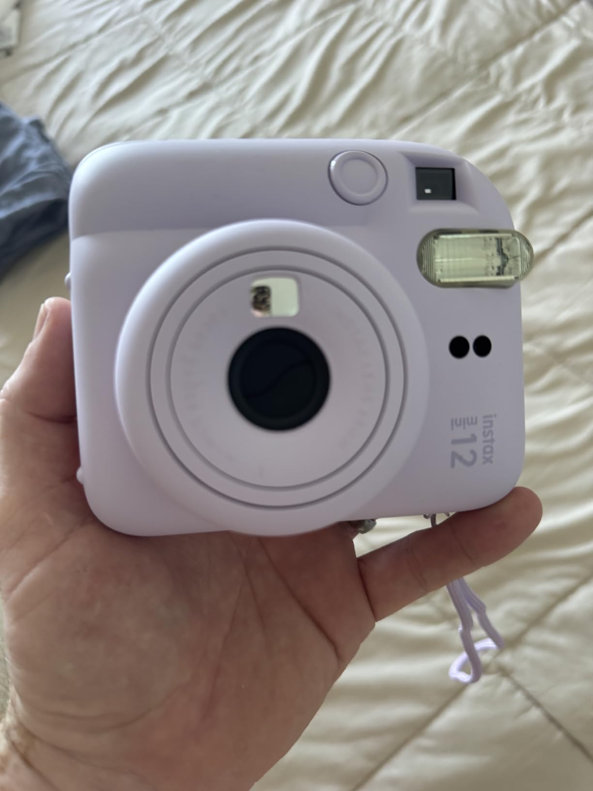 Fujifilm Instax Mini 12 Instant Camera Clay White + Fuji Film Value Pack (40 Sheets) + Shutter Accessories Bundle customer photo 2
