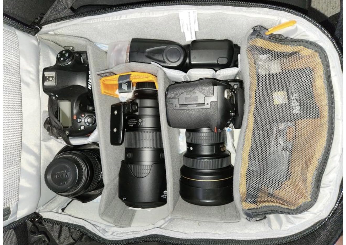 Lowepro Flipside BP 400 AW III Mirrorless and DSLR Camera Backpack - Black - Rear Access, Side Access, Adjustable Dividers, for Sony a7 customer photo 2