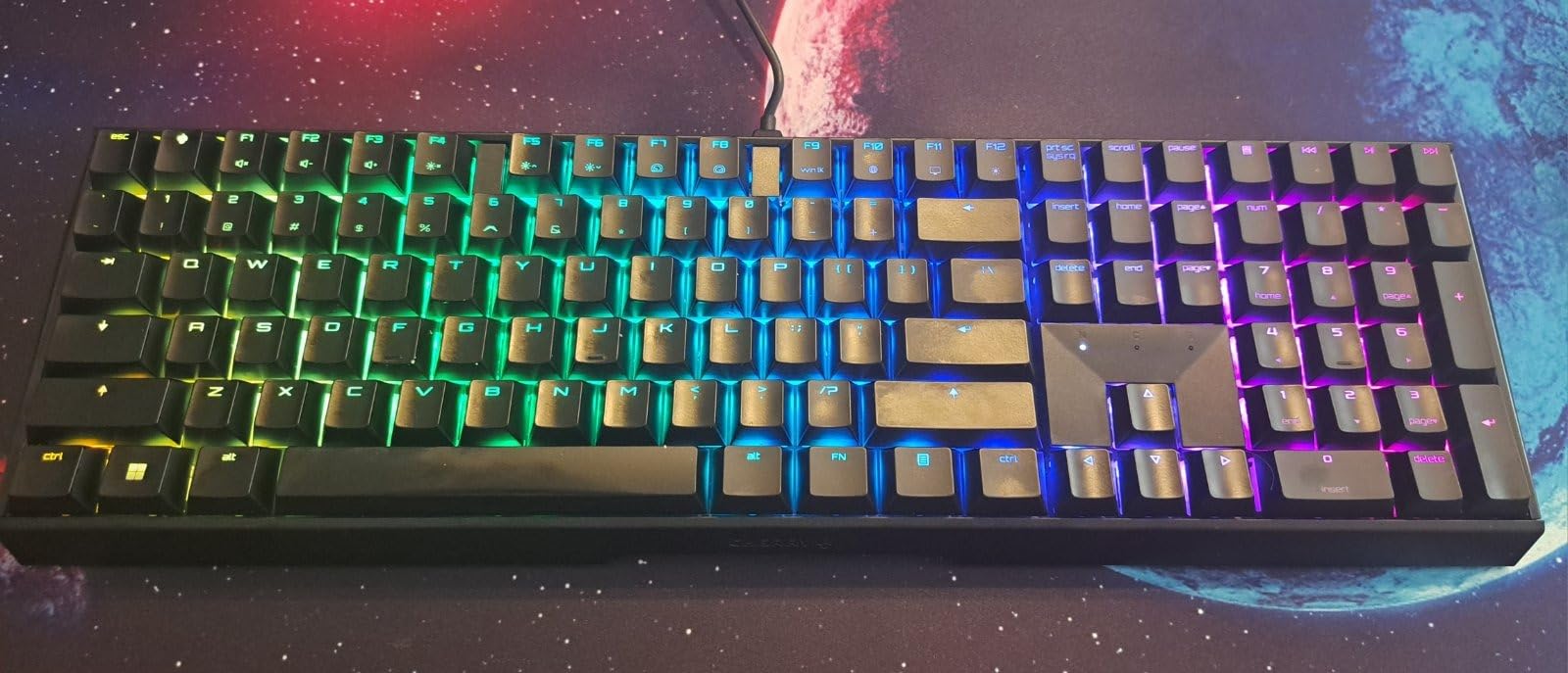 Cherry MX 3.0S Wired Mechanical Gaming Keyboard MX2A Silent RED Switches | Robust Aluminum Housing, RGB-Lighting, Full Key Rollover, Anti Ghosting, Black customer photo 2