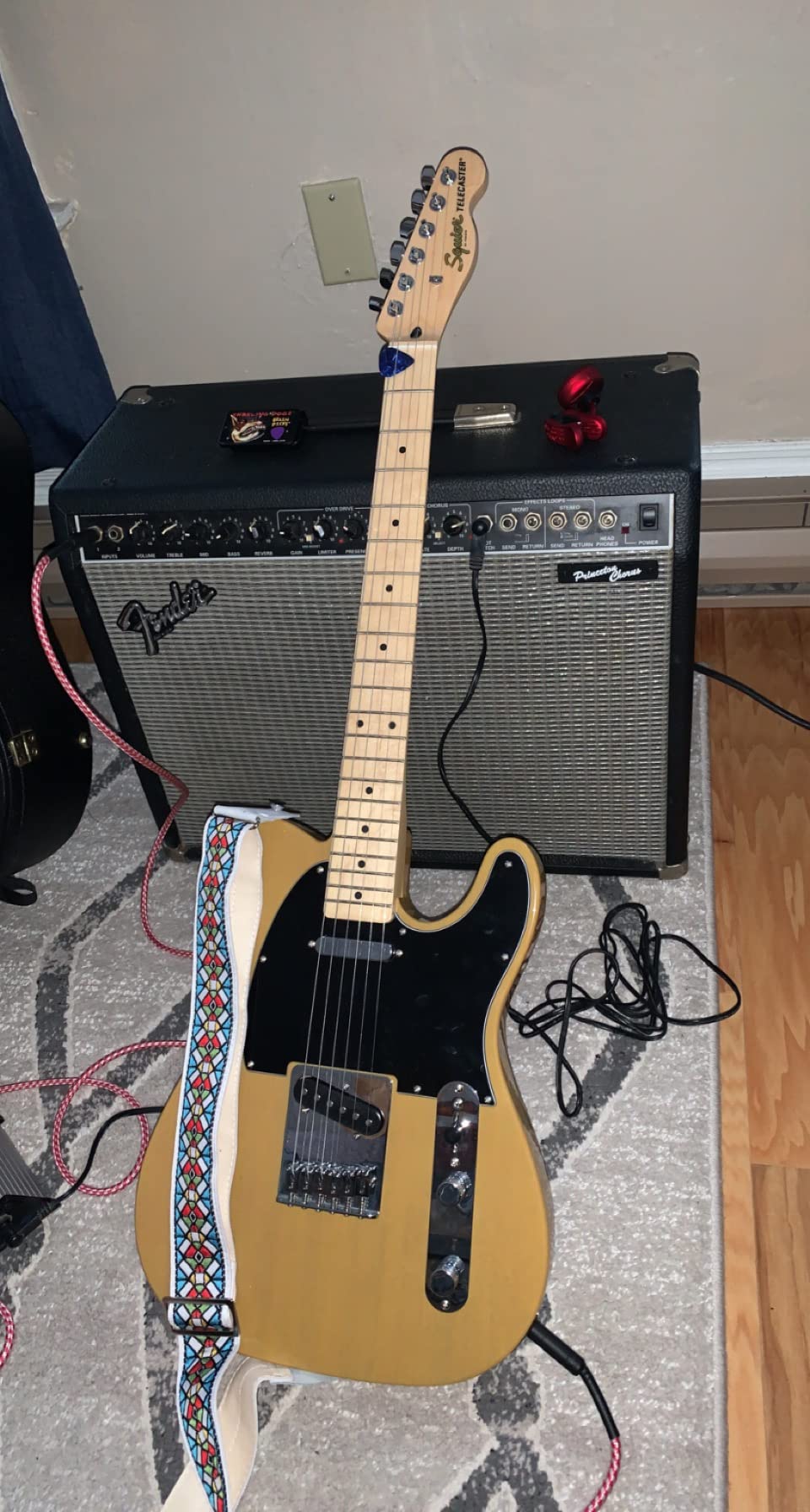 Squier Affinity Telecaster Electric Guitar, Butterscotch Blonde customer photo 2