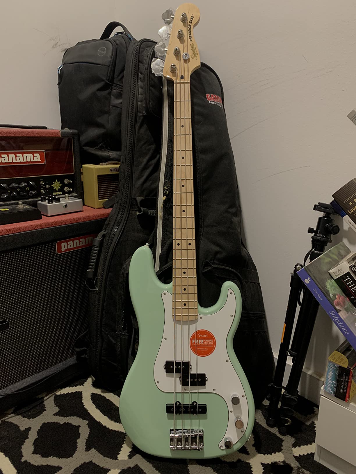 Squier Affinity Series Precision Bass, Olympic White, Maple Fingerboard customer photo 2