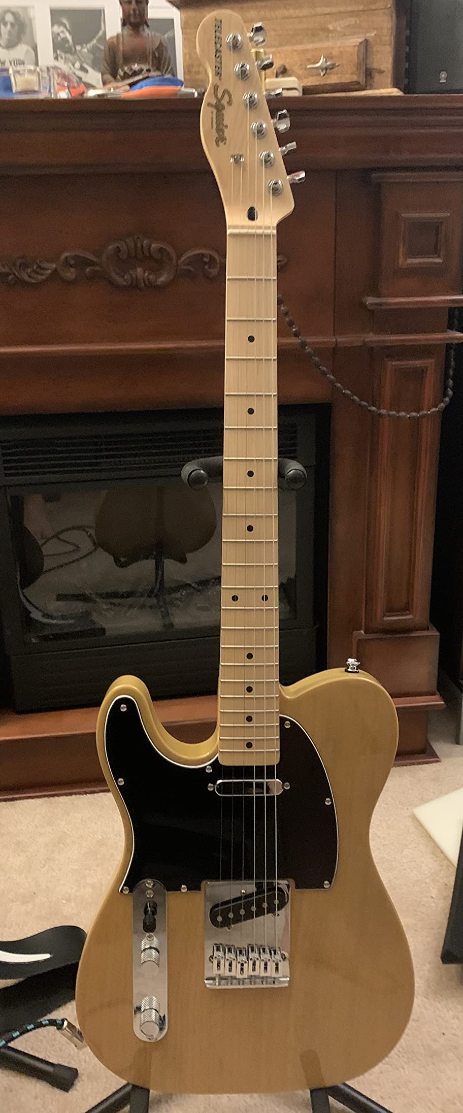 Squier Affinity Telecaster Electric Guitar, Left-Handed, Butterscotch Blonde customer photo 2