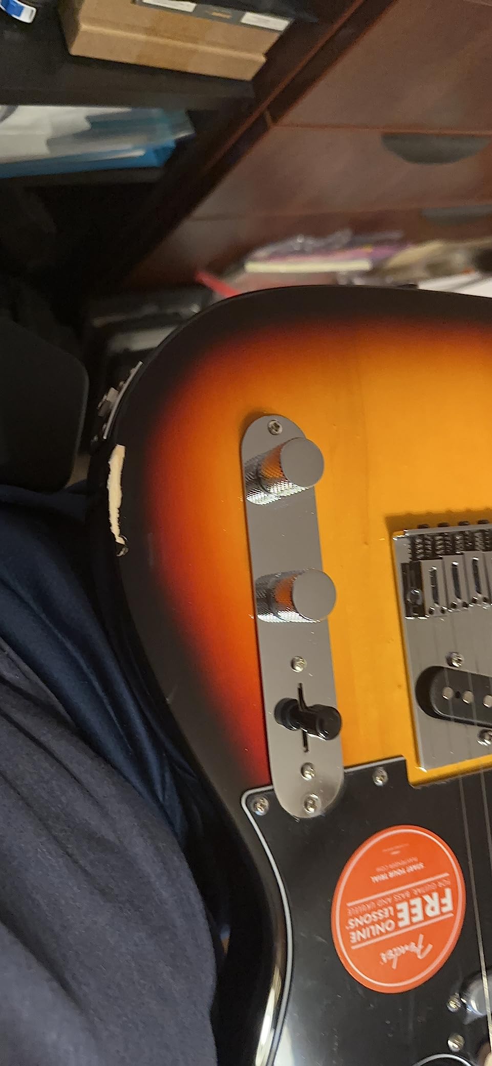 Squier Affinity Series Telecaster Electric Guitar, 3-Color Sunburst, Maple Fingerboard customer photo 1
