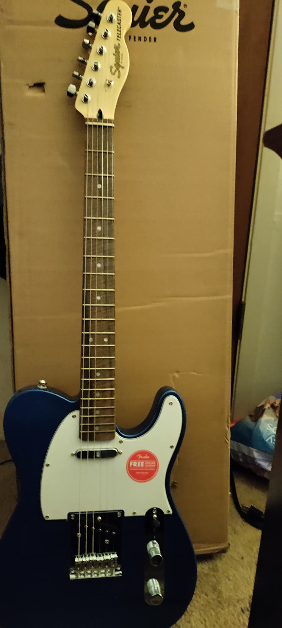 Squier Affinity Series Telecaster Electric Guitar, 3-Color Sunburst, Maple Fingerboard customer photo 2