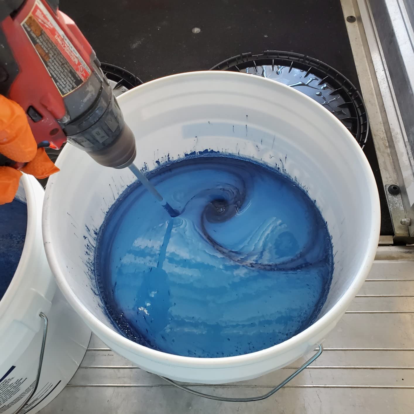 Everflow MPC Epoxy Resin Floor Coating Kit, Grey, 3 Gallon | 100% Solids Self-Leveling customer photo 2