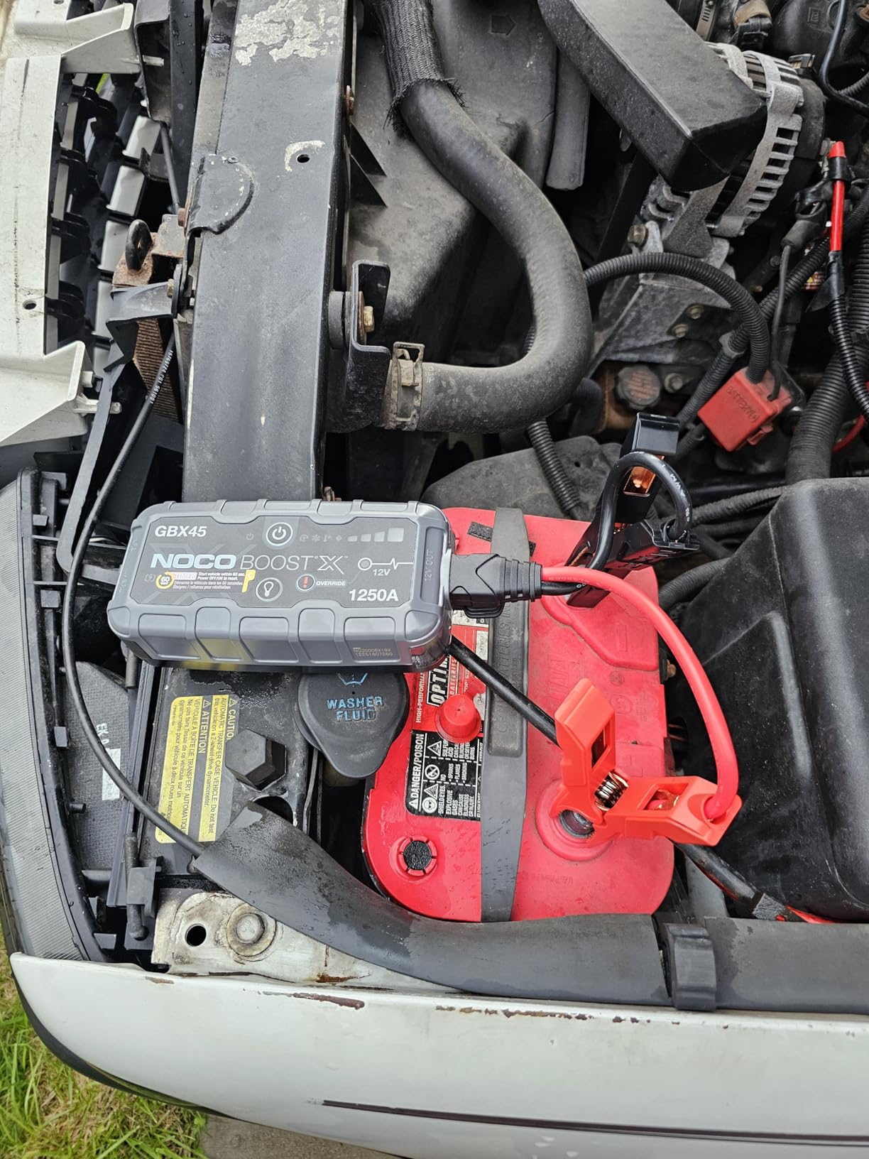 NOCO Boost GBX45 1250A UltraSafe Jump Starter, 12V Lithium Battery Booster | Spark-Proof & Reverse Polarity Protection, For Car, Truck, Motorcycle, SUV, Boat, ATV, RV, up to 6.5L Gas & 4.0L Diesel customer photo 2