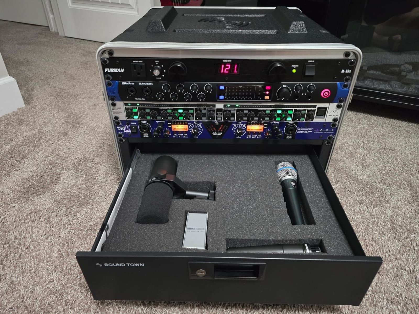 Sound Town 19-inch 3U Locking Rack Drawer, with Protection Foam (STRD-3D) customer photo 1