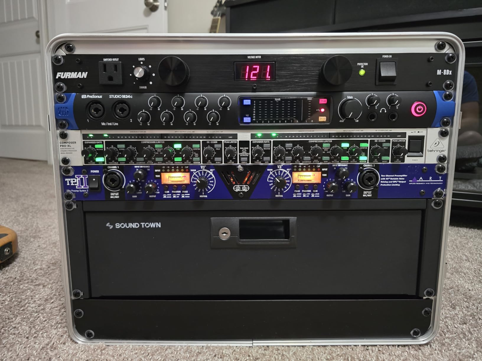 Sound Town 19-inch 3U Locking Rack Drawer, with Protection Foam (STRD-3D) customer photo 2