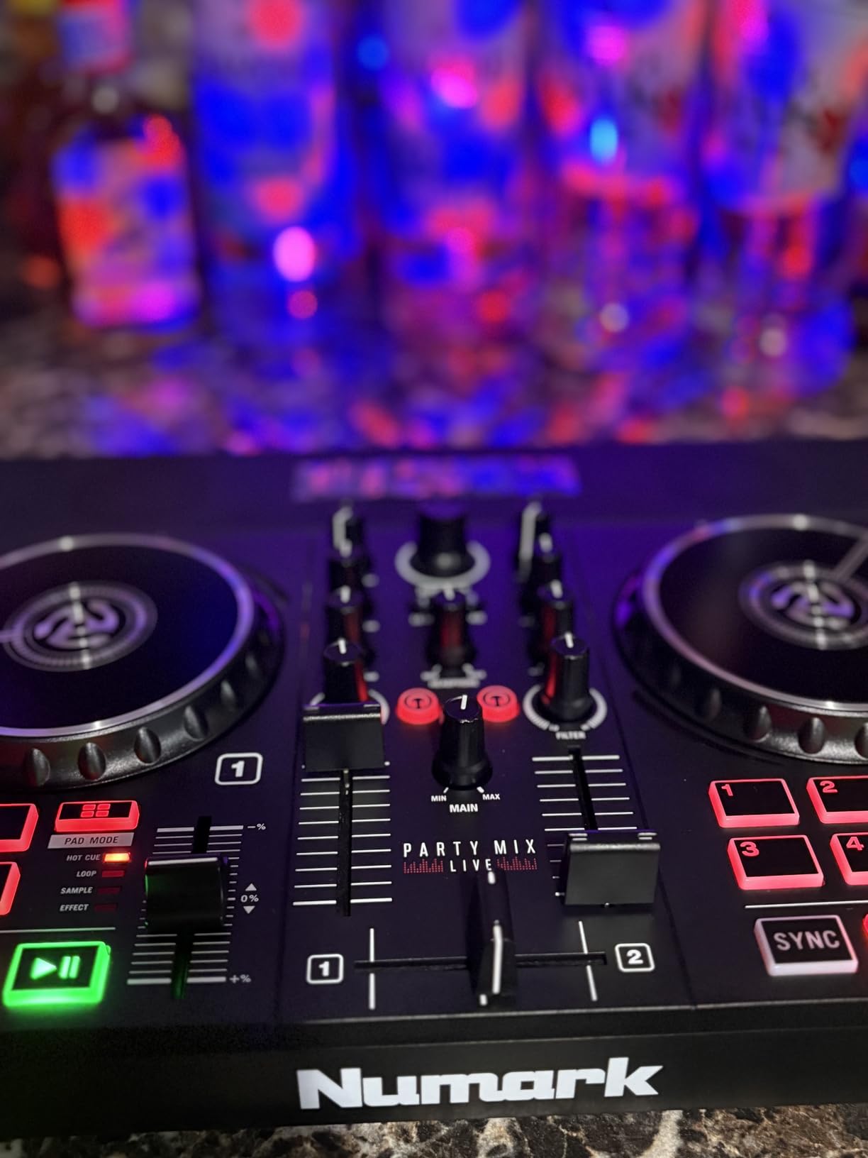 Numark Party Mix Live DJ Controller with Built-in Lights and Speakers customer photo 1