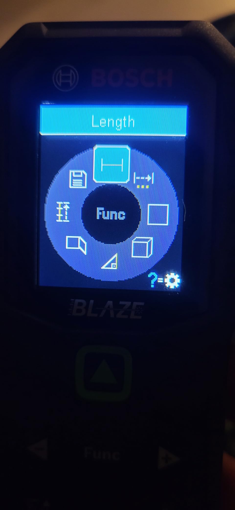 BOSCH PRO GLM165-25G Blaze Green-Beam 165 Ft. Laser Measure | Real-time measurement, backlit color display, 1/16 in. accuracy, contractors, stable mounting, surveying, construction customer photo 2