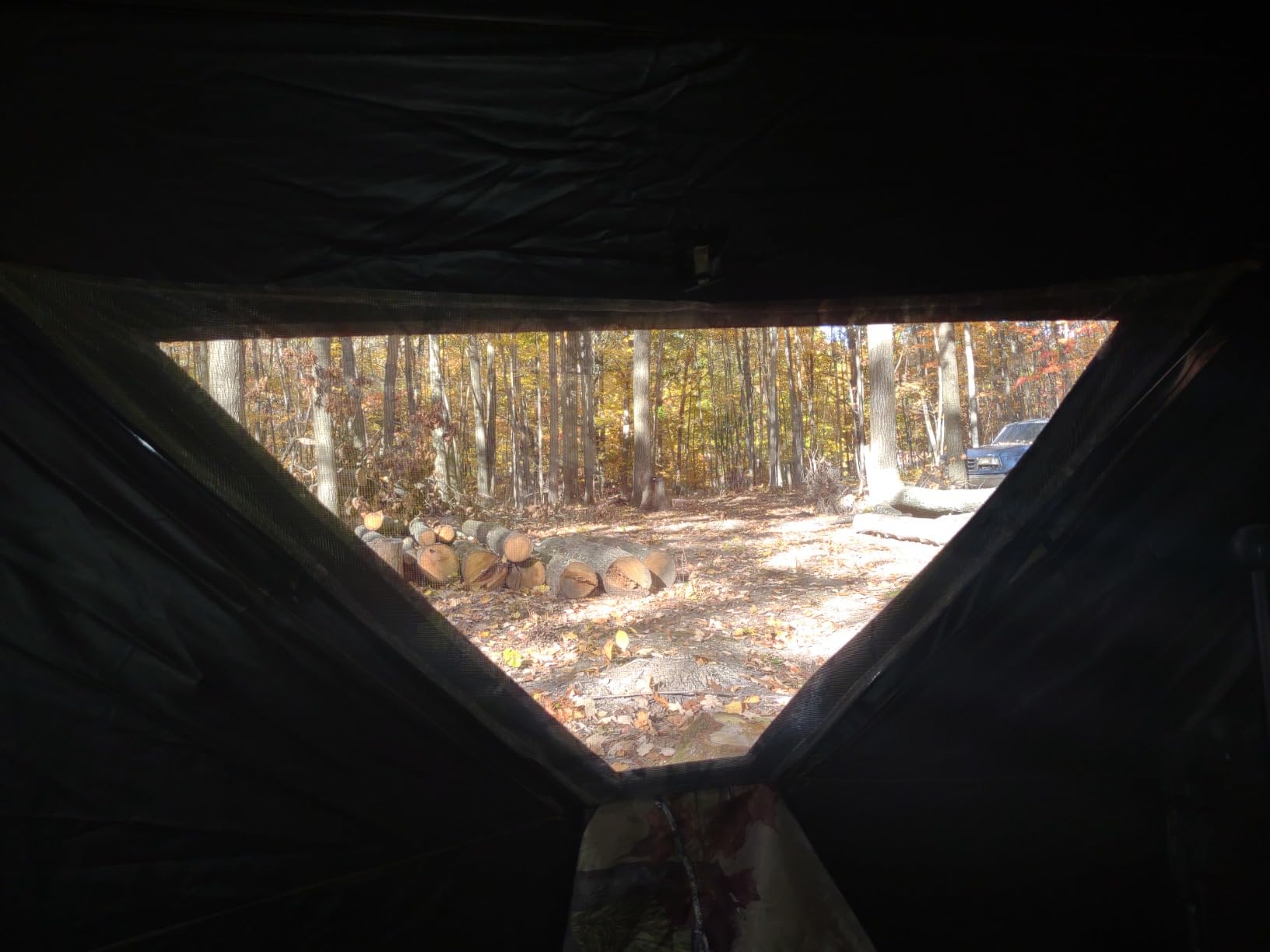 Barronett Blinds Feather Five, Portable Hunting Blind, Huge Interior, Lightweight, 4-Person, Bloodtrail Backwoods, 72 x 84 x 84 customer photo 1
