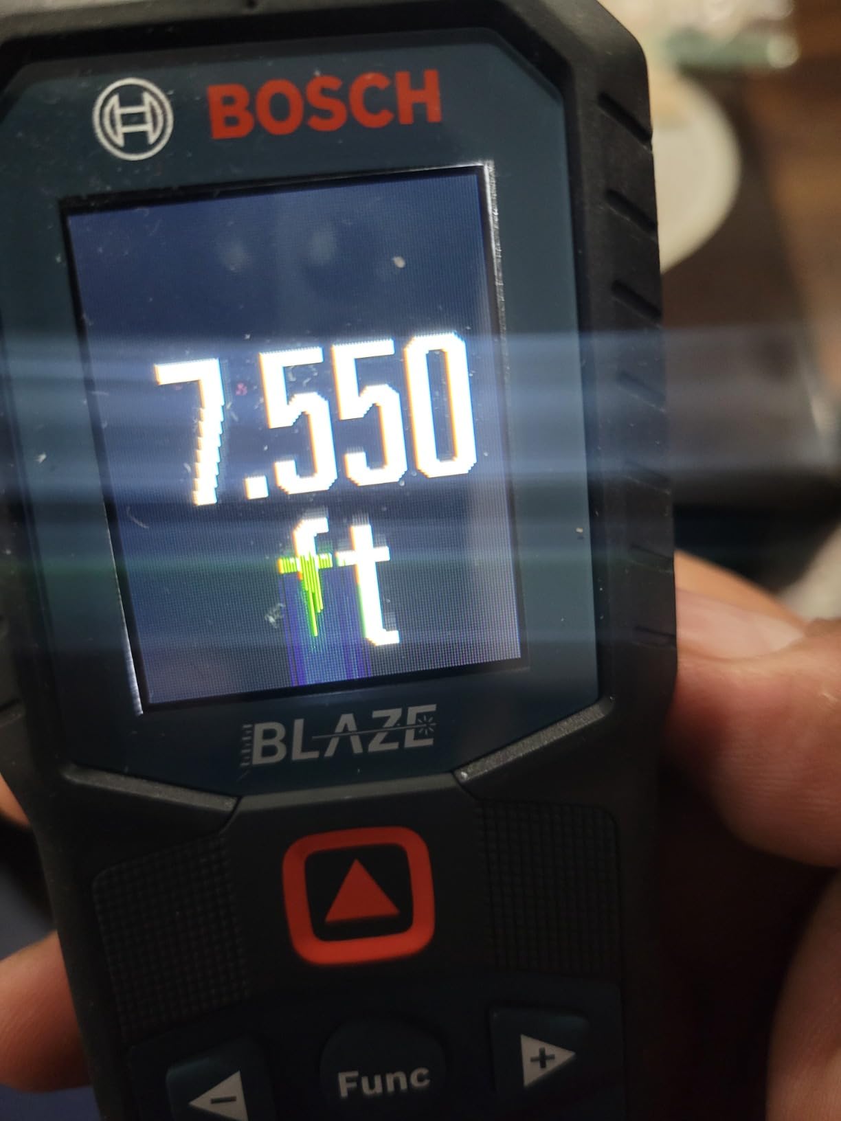 BOSCH PRO GLM165-22 Blaze 165 Ft. Laser Measure | Real-time measurement, backlit color display, 1/16 in. accuracy, contractors, stable mounting, surveying, construction customer photo 1
