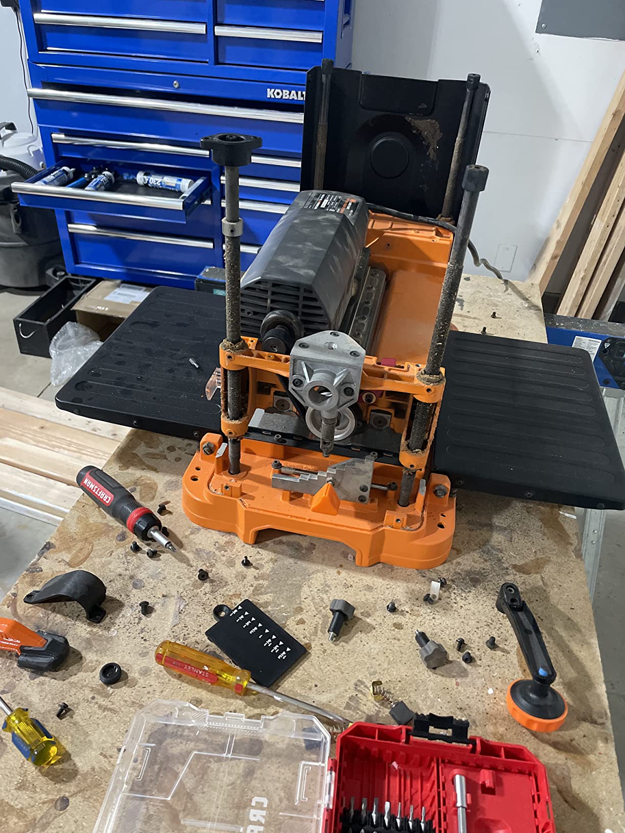 WEN PL1303 15-Amp 13-Inch Three-Blade Benchtop Thickness Planer customer photo 2