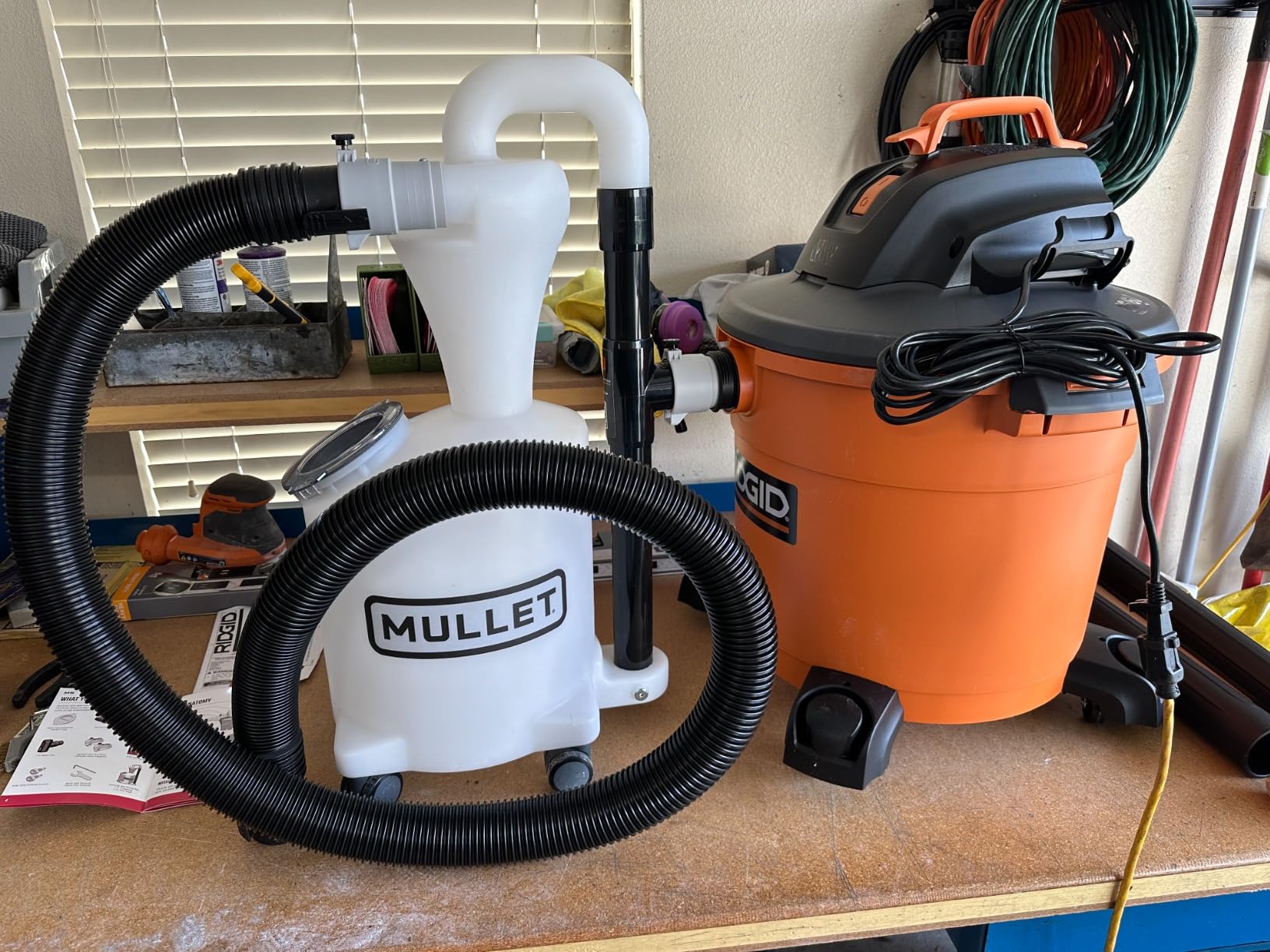 Mullet High-Speed Cyclone Dust Collector for Shop Vacuum - Sawdust Separator, Dust Collectors for Woodworking, Garage, Hobbyist Debris Extraction customer photo 1
