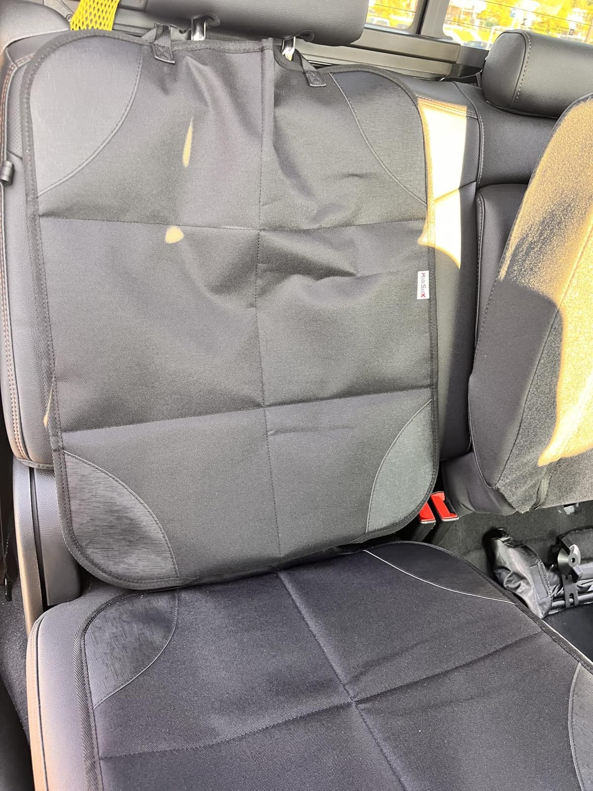 Meolsaek Car Seat Protector for Child Car Seat, Non-Slip Backing No Imprints | Durable Car Seat Mat 600D Fabric, Waterproof Car Seat Cover with Thick Pad customer photo 1