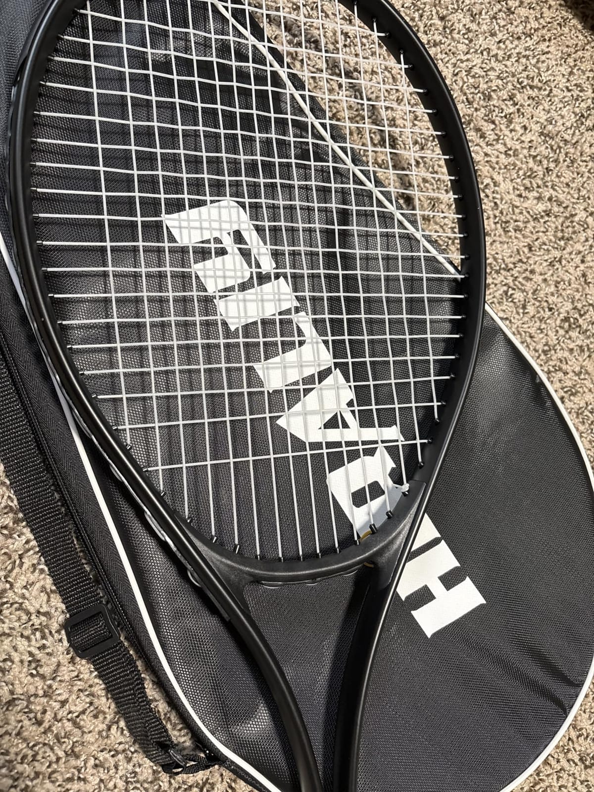 HIRALIY 27-Inch Tennis Racket for Adults with Ball and Carry Bag | Pre-strung Tennis racquets, Large Sweet Spot Lightweight Aluminum Tennis Set for Adult Beginner customer photo 2