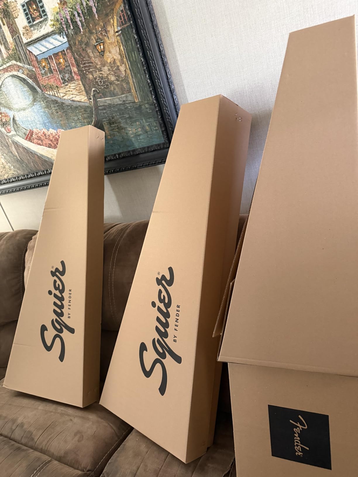 Squier Affinity Stratocaster Electric Guitar Pack, Charcoal Frost Metallic | Charcoal Frost Metallic, Laurel Fingerboard customer photo 2
