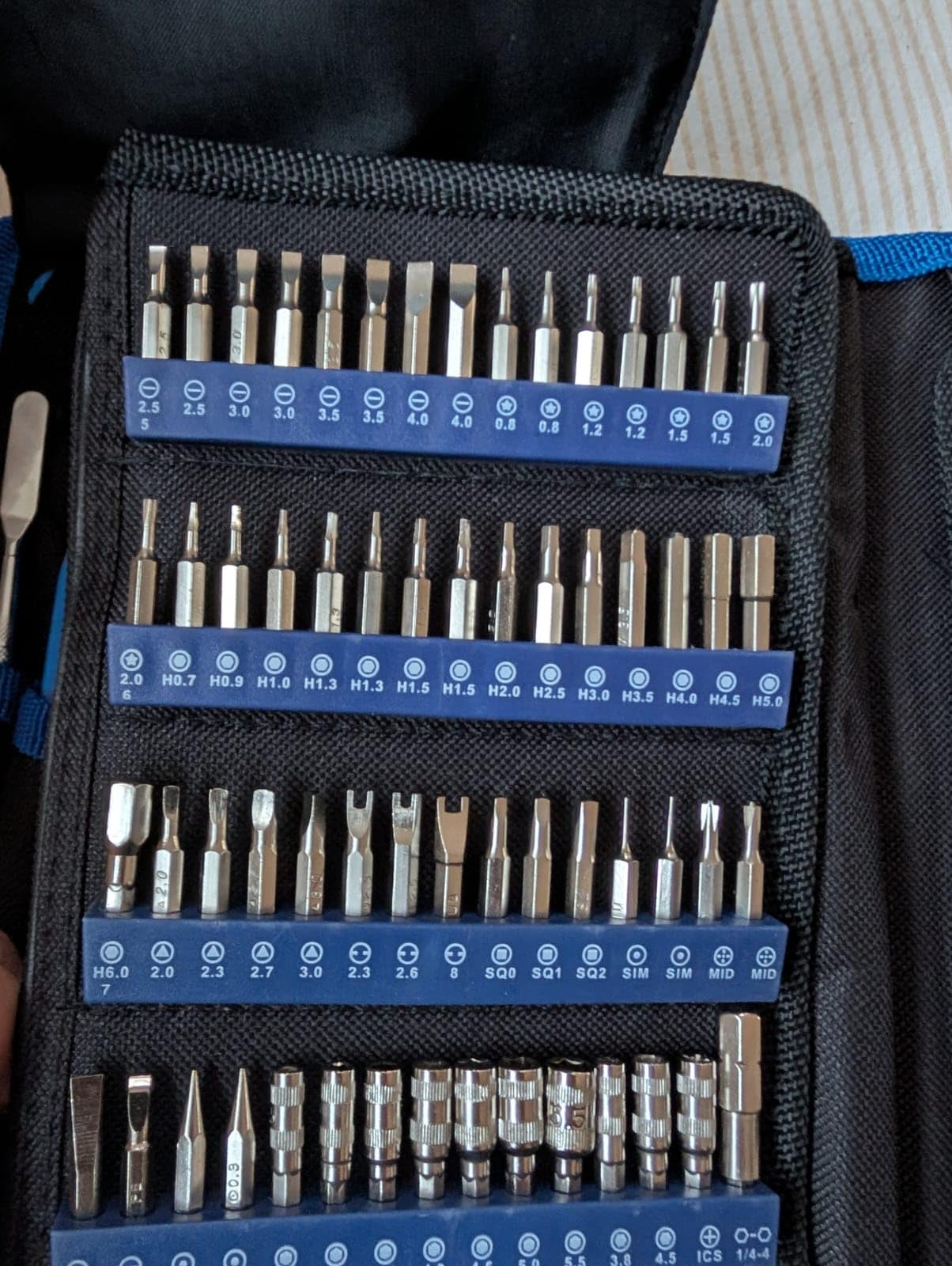 STREBITO 191-Piece Multi-Bit Screwdriver, Precision Screwdriver Set(Blue) | 1/4'' Nut Driver Home Improvement Tool Electronic Repair Kit for Computer, Phone, Laptop, PC, Cell Phone, PS4, Xbox, Nintendo customer photo 2