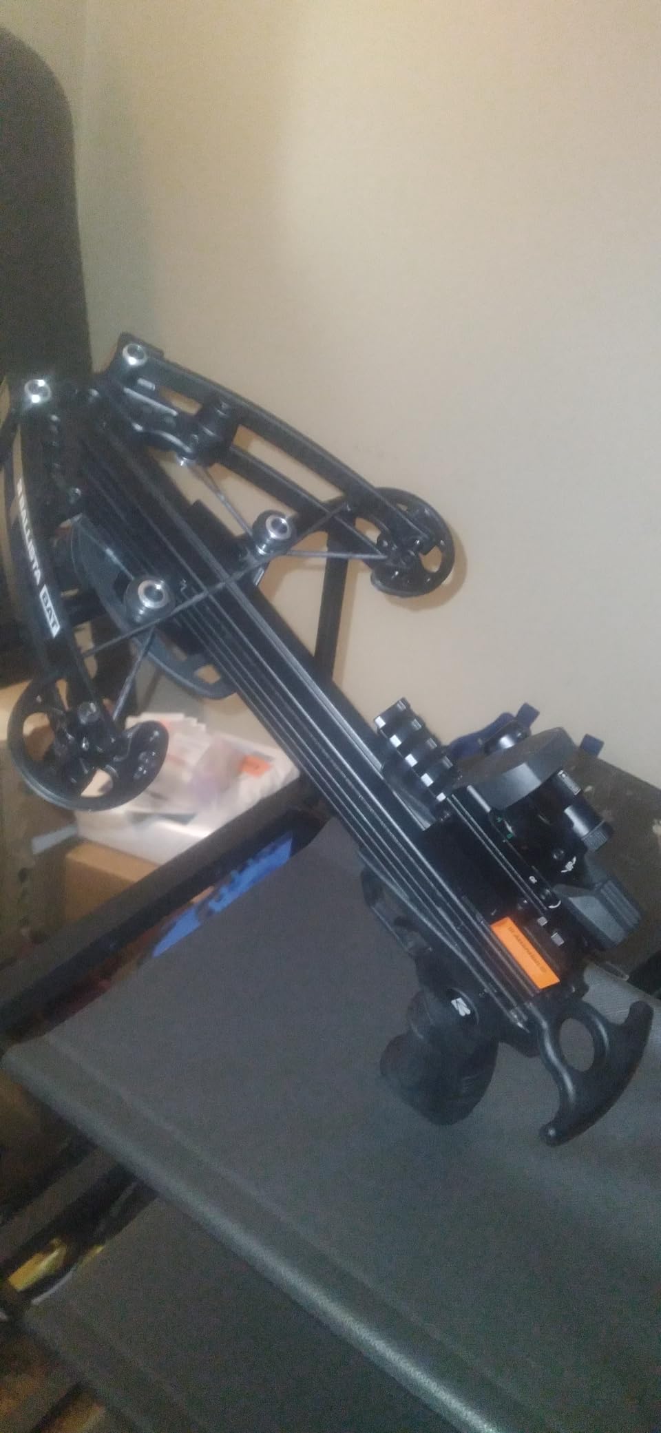 BALLISTA BAT Compound Crossbow for Hunting, Bowfishing and Target, 300 FPS | 16 x 5 in, 2.46 lb frame fits a 30 L backpack, while built-in cocking assist reduces pull effort to about 40 lb. customer photo 1