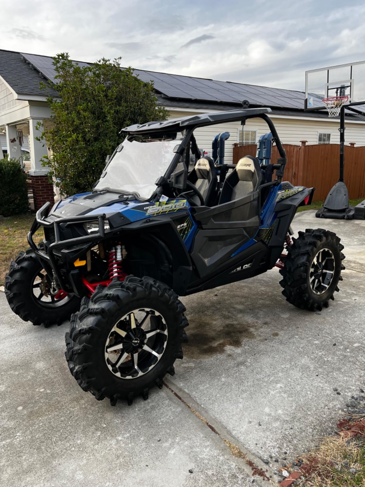 KEMIMOTO Front Windshield Compatible with 2014-2018 Polaris RZR XP 1000 / XP Turbo / 2015-2019 RZR 900 1000 Full Windshield Scratch Resistant Clear Transparent Hard-coated PC Window customer photo 2