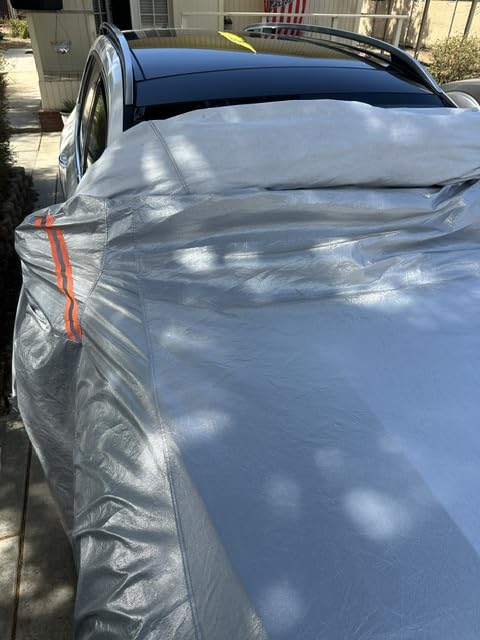 EzyShade Car Cover Waterproof All Weather. See Vehicle Size-Chart. Size A4 | Multi-Layer Outdoor Car Covers for Automobiles. Rain Sun Snow UV Dust Protection. Sedan, Hatch, SUV, Truck customer photo 1