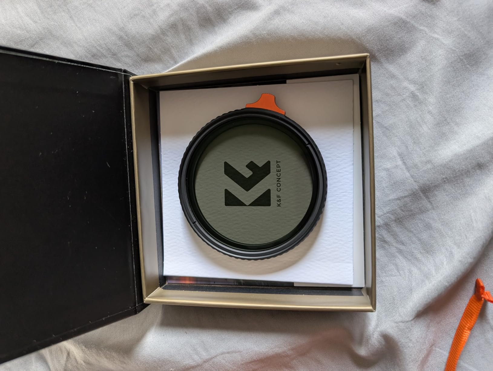 K&F CONCEPT 82mm Putter Variable ND Filter ND2-ND400 (1-9 Stops) 28 Multi-Layer Coatings Import AGC Glass Adjustable Neutral Density Filter (Nano-X Series) customer photo 1