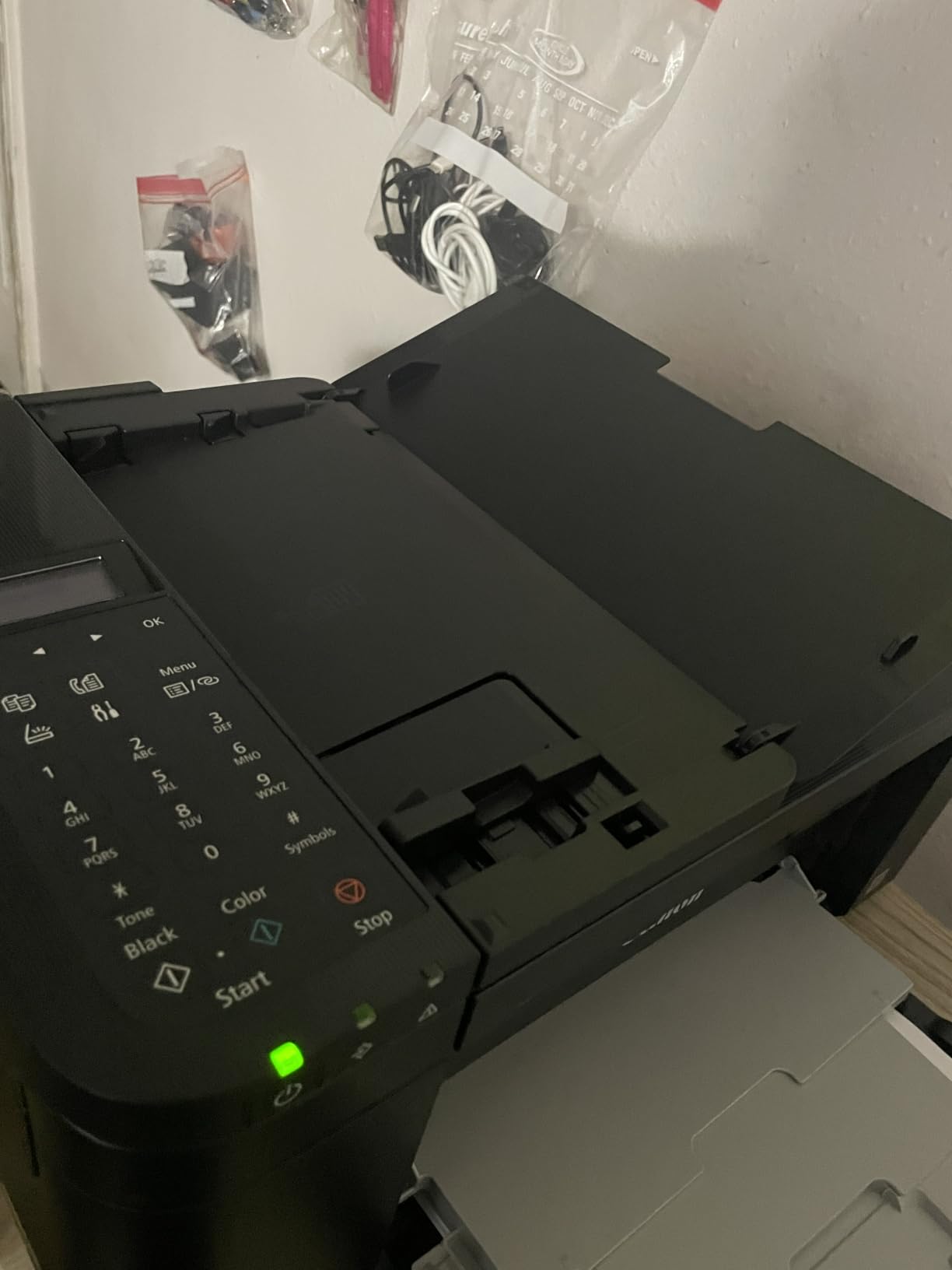 Canon PIXMA TR4720 All-in-One Wireless Printer, Home Use with Auto Document Feeder, Mobile Printing and Built-in Fax, Black | Includes starter ink, phone cable and power cord for printing, scanning and faxing customer photo 2