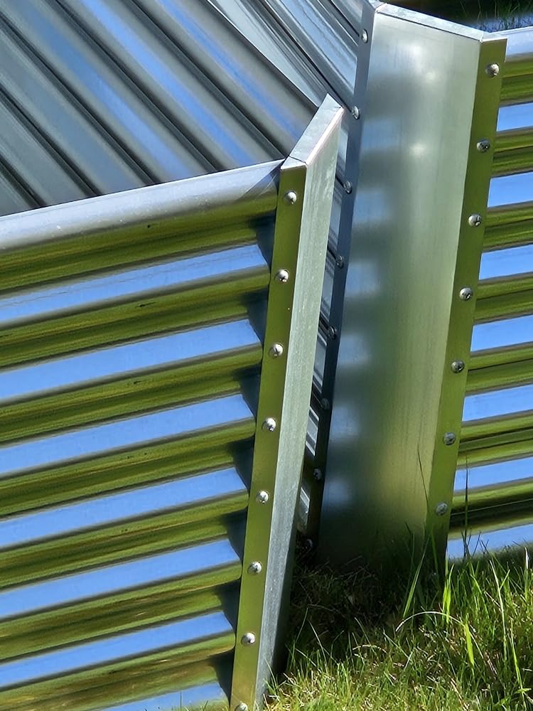 Land Guard 8x4x2 ft Galvanized Raised Garden Bed Kit, Galvanized Planter Raised Garden Boxes Outdoor, Large Metal Raised Garden Beds for Vegetables customer photo 2