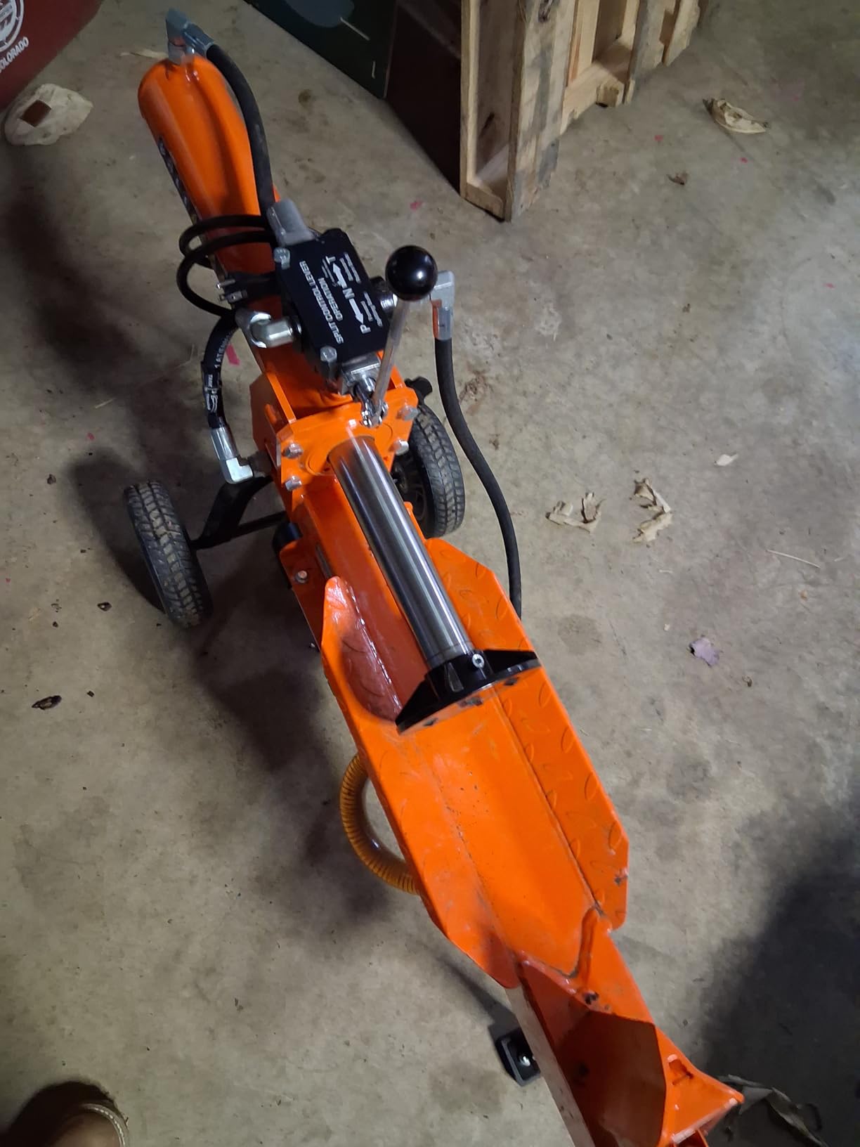 SuperHandy Hydraulic Log Splitter, 14 Ton, Portable Firewood Splitter customer photo 1